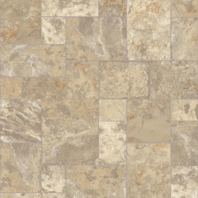 Congoleum ArmorCore UR Terrace Paver 12-ft W Cut-to-Length Lighthouse Landing Stone Look Low-Gloss Finish Sheet Vinyl Congoleum ArmorCore UR Terrace Paver 12-ft W Cut-to-Length Lighthouse Landing Stone Look Low-Gloss Finish Sheet Vinyl