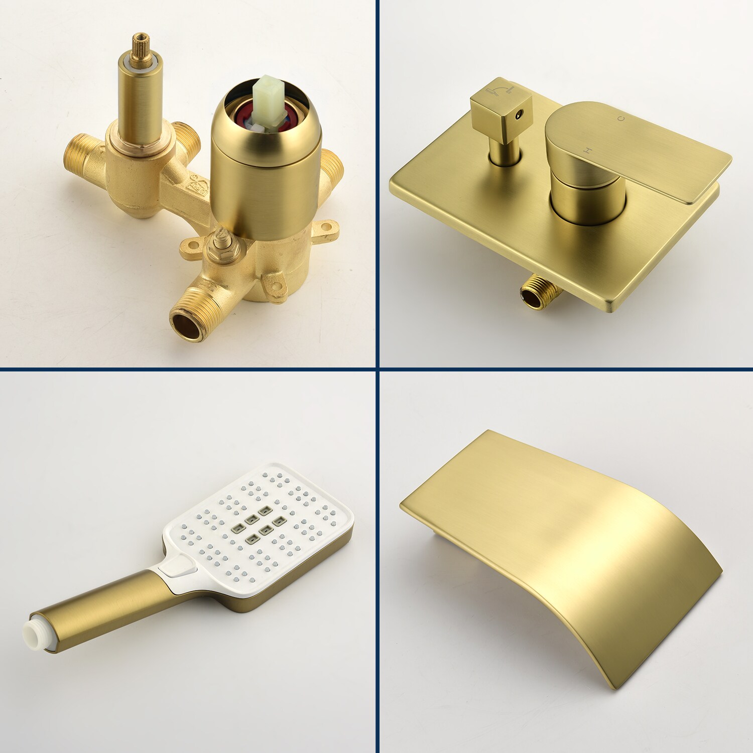 WELLFOR SPA-88020BG Roman-Tub-Faucets - View #10