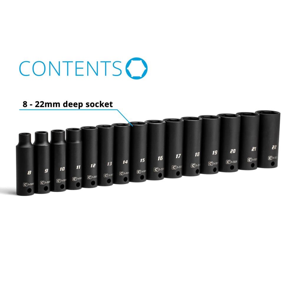 Capri Tools CP53000-15MD Impact-Socket-Sets - View #2