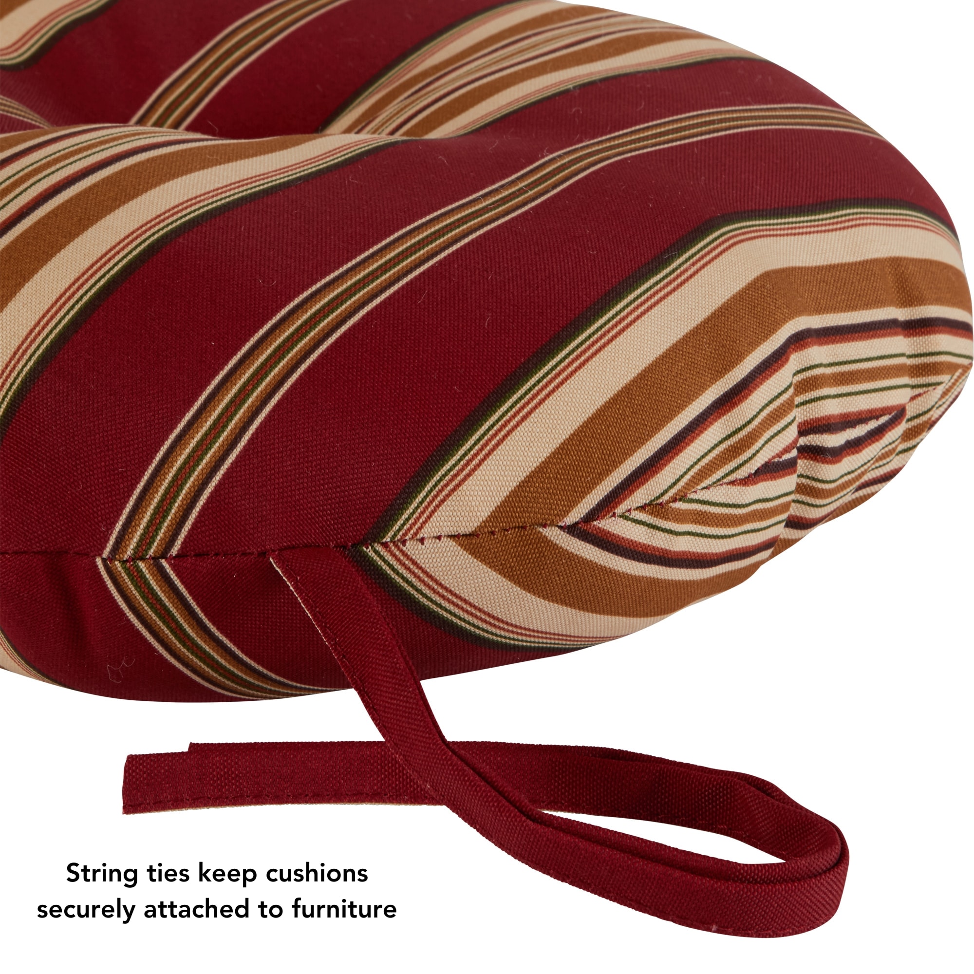 Greendale Home Fashions OC6816S4-ROMASTRIPE Patio-Furniture-Cushions - View #4