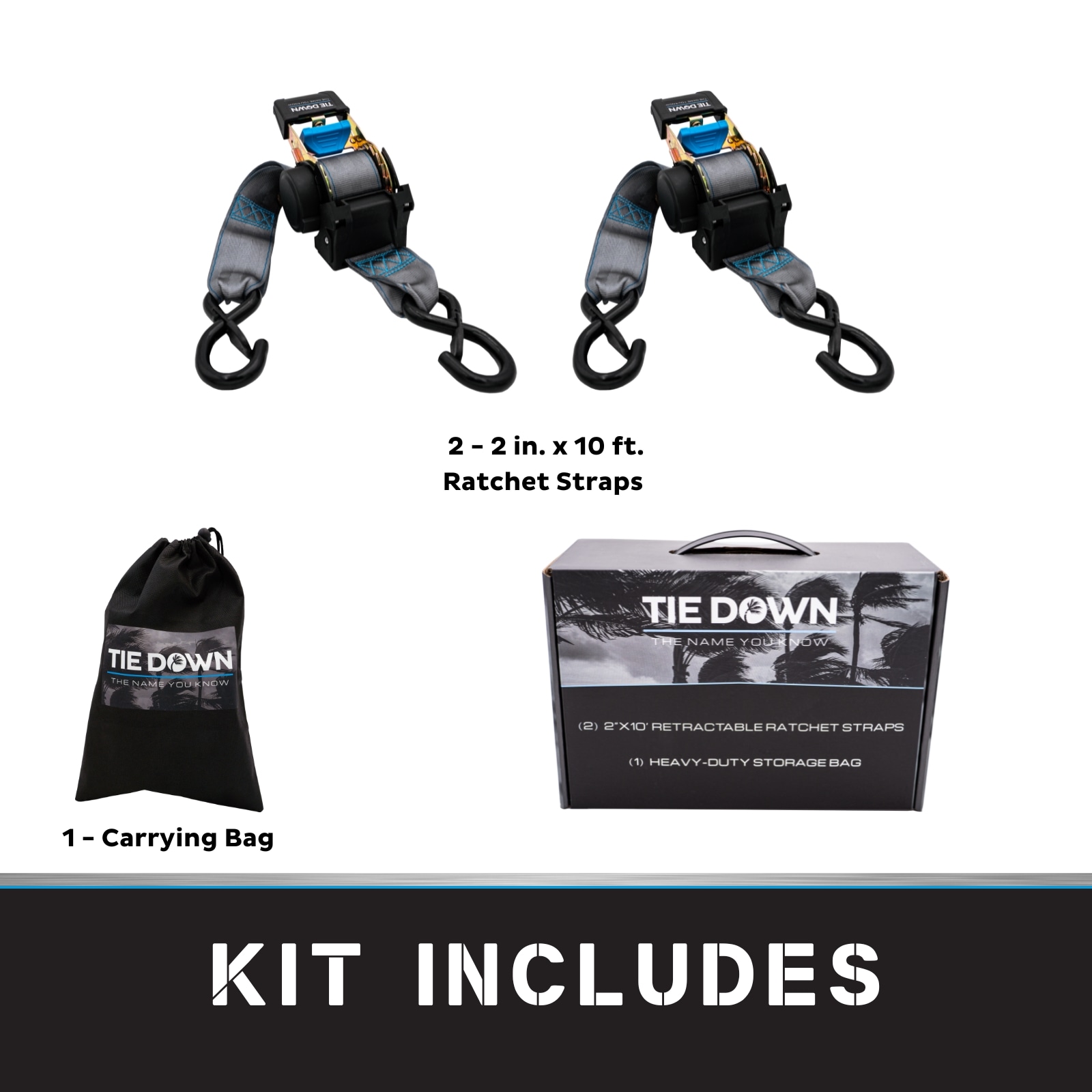 Tie Down 13993-GRY Tie-Downs - View #2