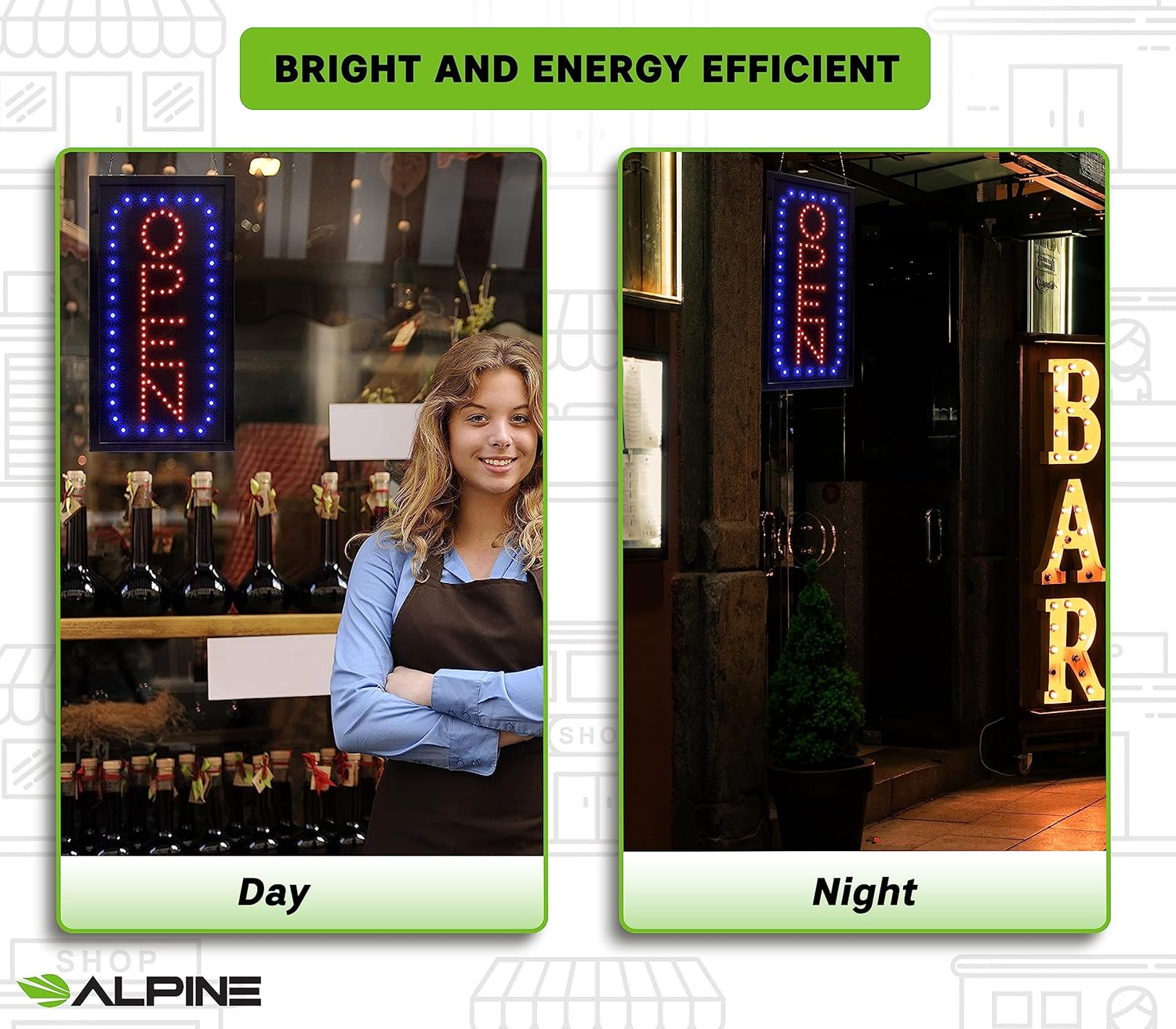 Alpine Industries 497-04-2PK Neon-Signs - View #5