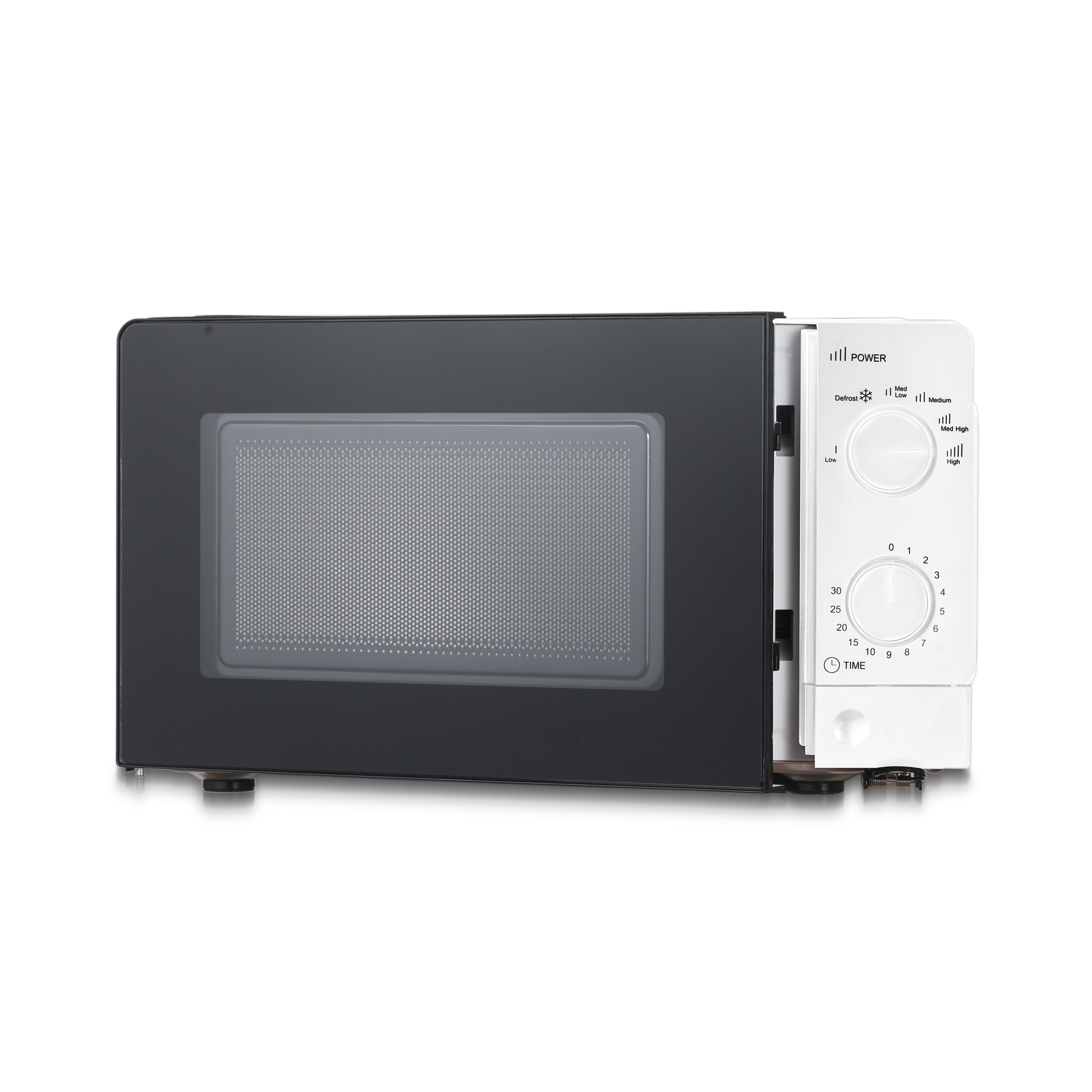 Commercial Chef 0.6-cu ft Small (Less than 1.5-cu ft) 600 -Watt Countertop Microwave ( White )
