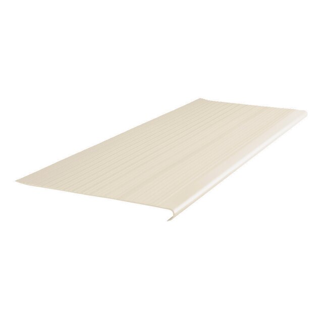 Flexco Vinyl Stair Tread 42-in Almond Vinyl Stair Stringers Flexco Vinyl Stair Tread 42-in Almond Vinyl Stair Stringers