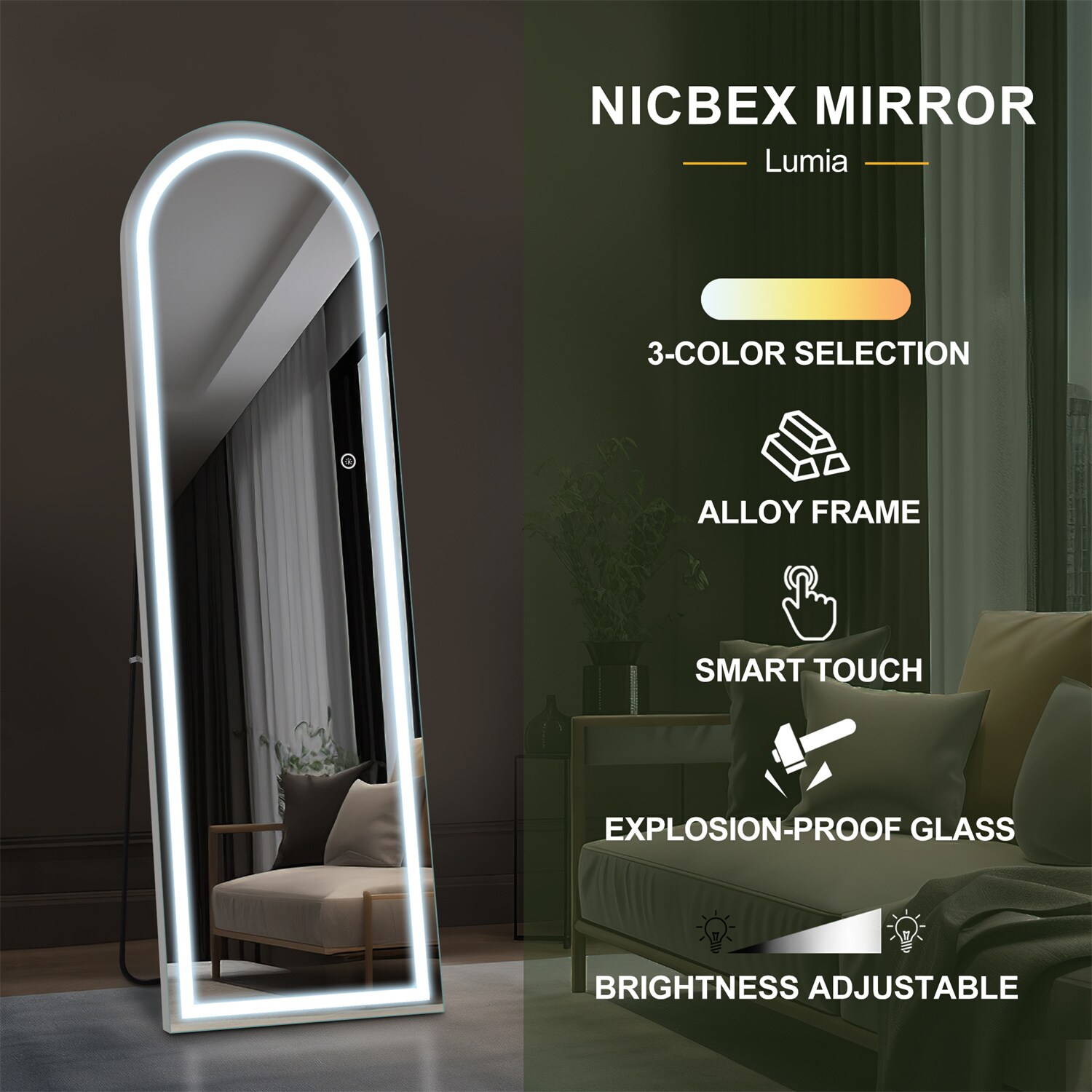 Dovelina LS-A-MR03029 Framed-Bath-Mirrors - View #5