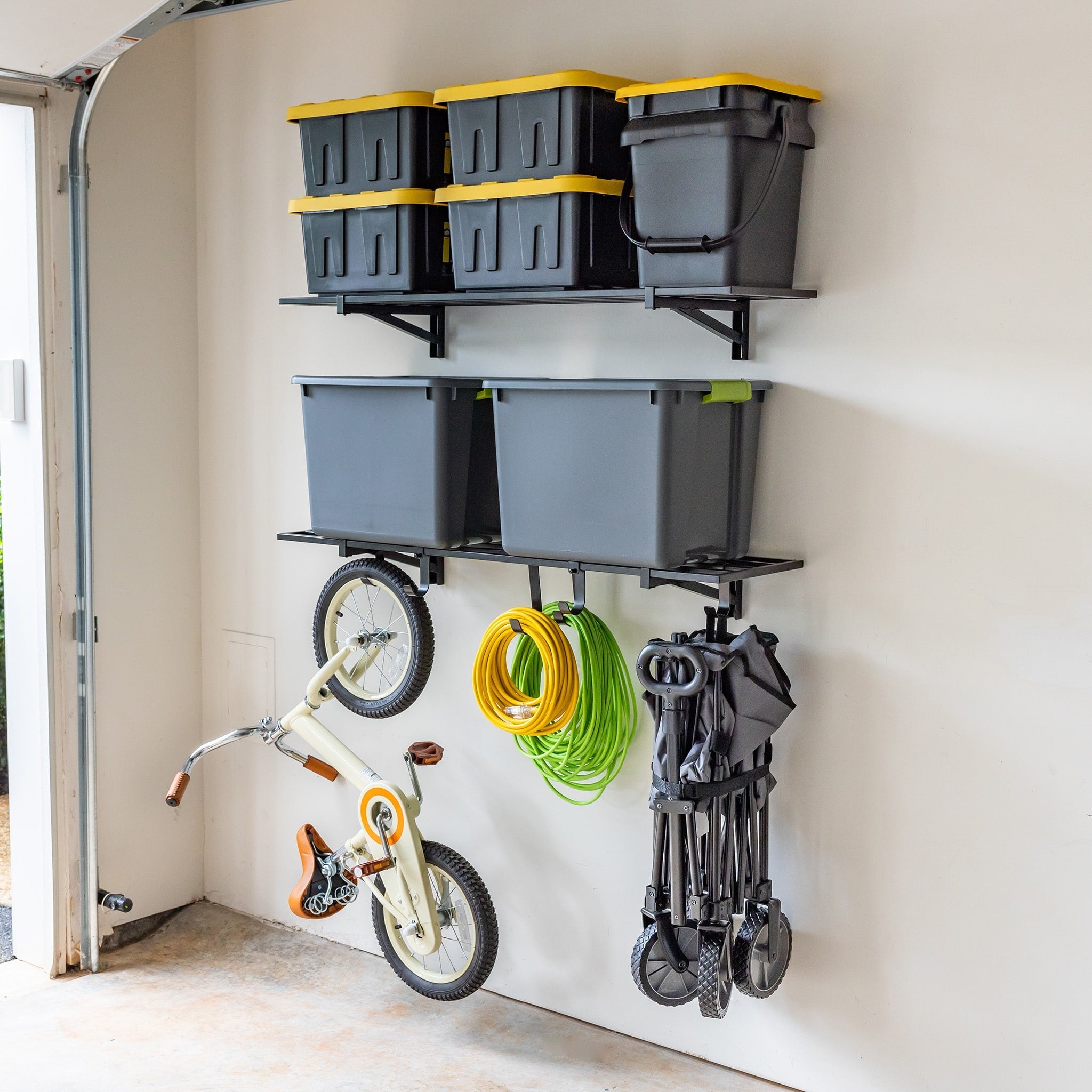 StoreYourBoard 1' x 4' Bristol Garage Wall Mount Shelves - 2-Pack