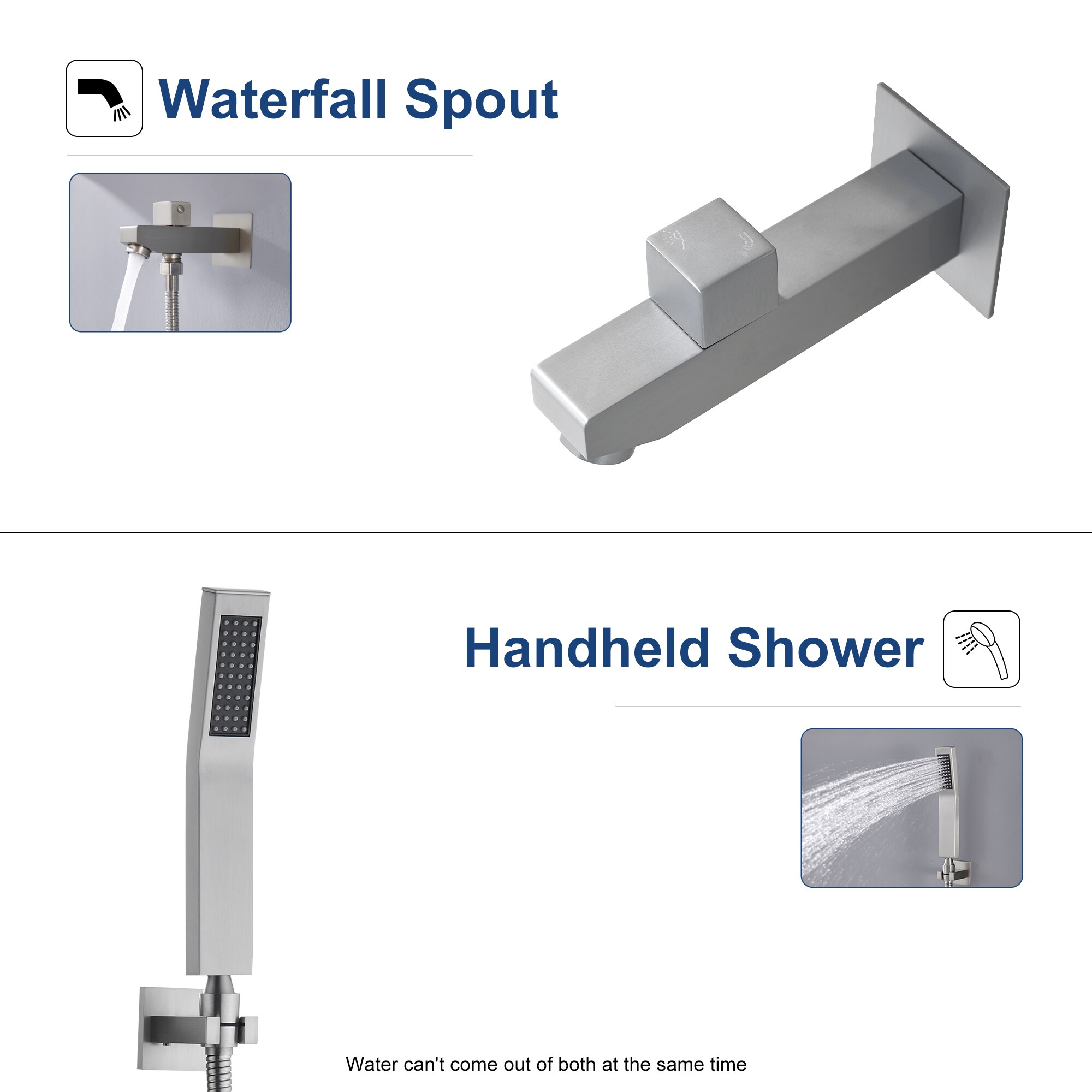 CASAINC WE-SS11MB Showerhead-Bar-Panels - View #8