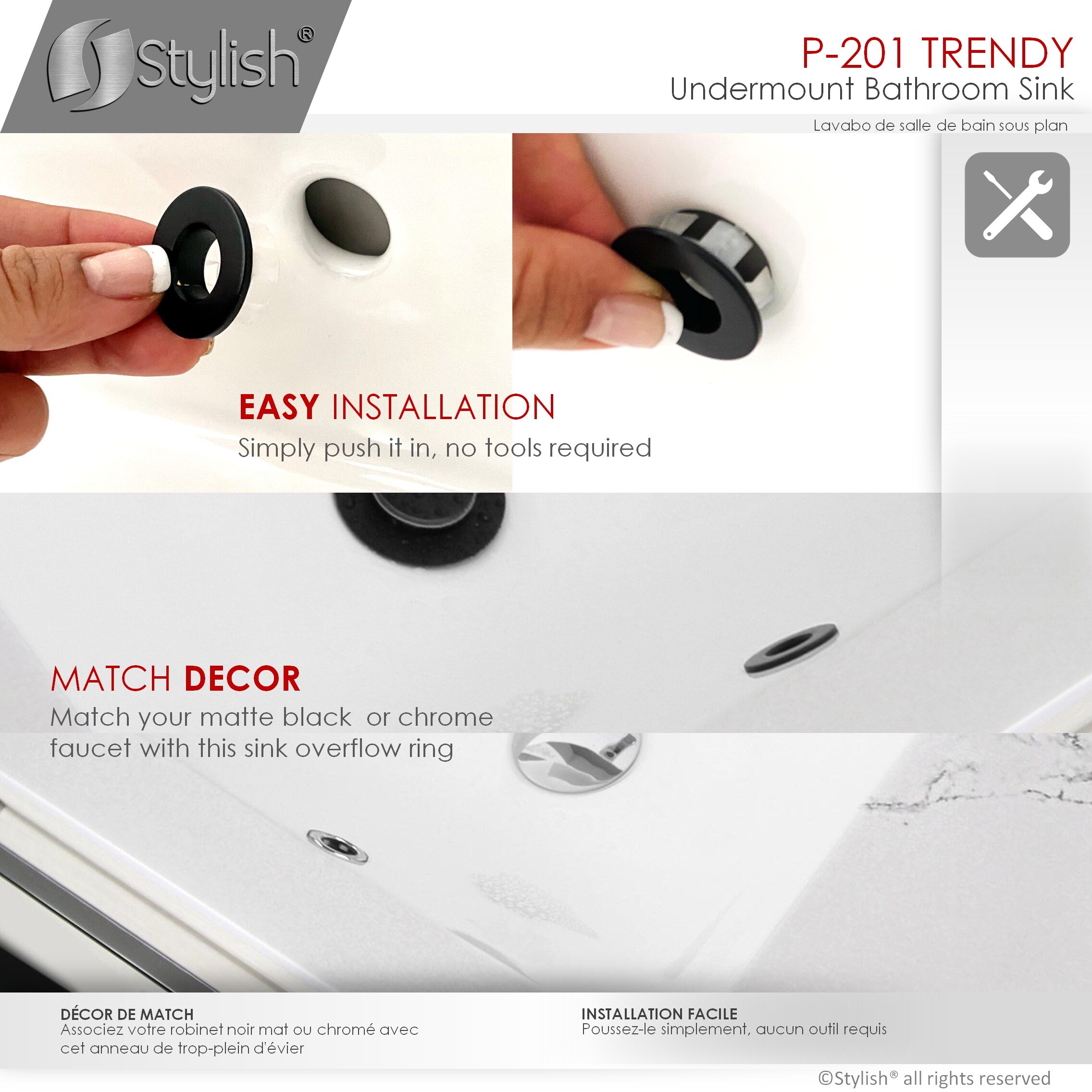 Stylish P-201-2 Bath-Sink - View #8