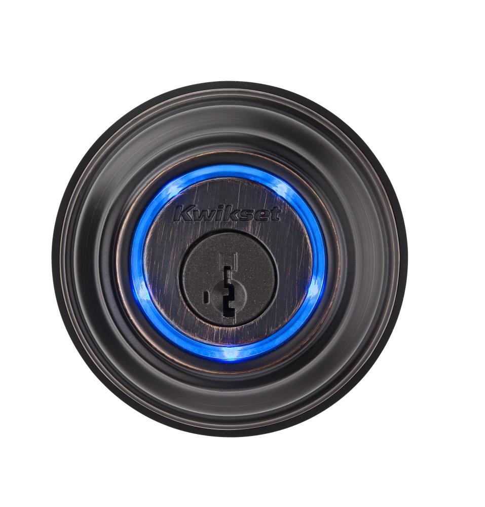 Kwikset 925 KEVO DB 11P Kevo Venetian Bronze Smart Lock Electronic Deadbolt Bluetooth SmartKey No keypad