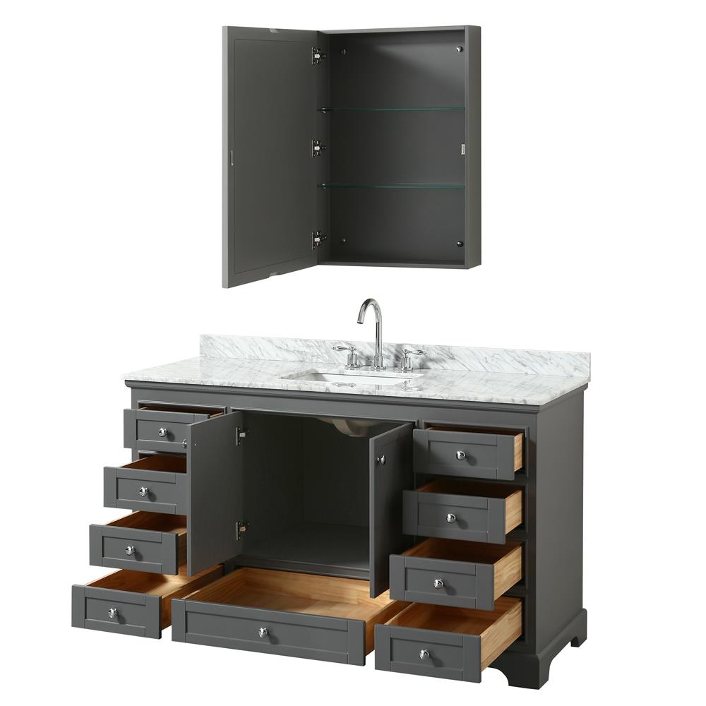 Wyndham Collection WCS202060SKGCMUNSMED Bath-Vanity-Combo - View #2