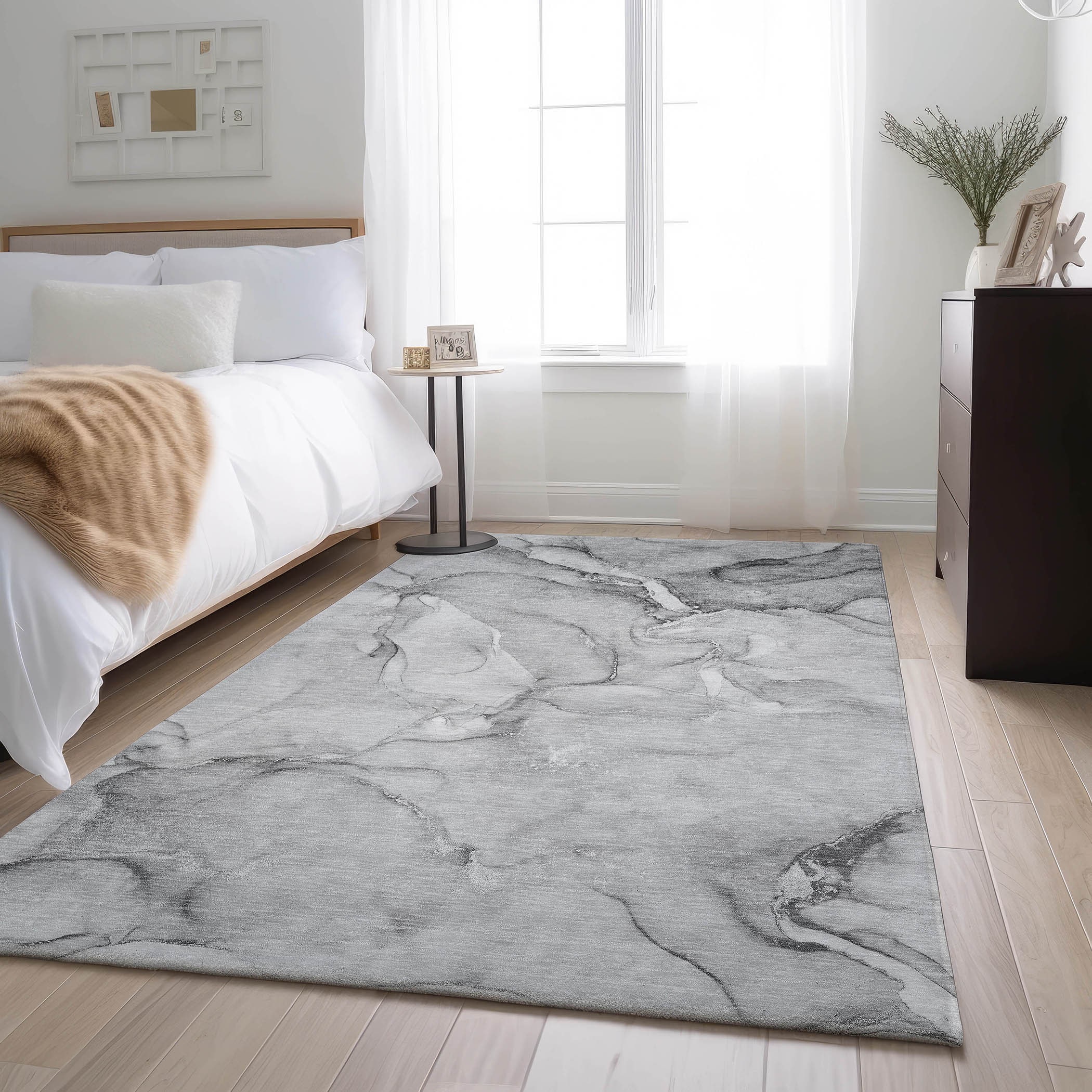 Addison Rugs AMF568NA20X30 Mayfield AMF568NA 2 x 3 (ft) Loomed Polyester Navy Rectangular Indoor Geometric Machine washable Area rug