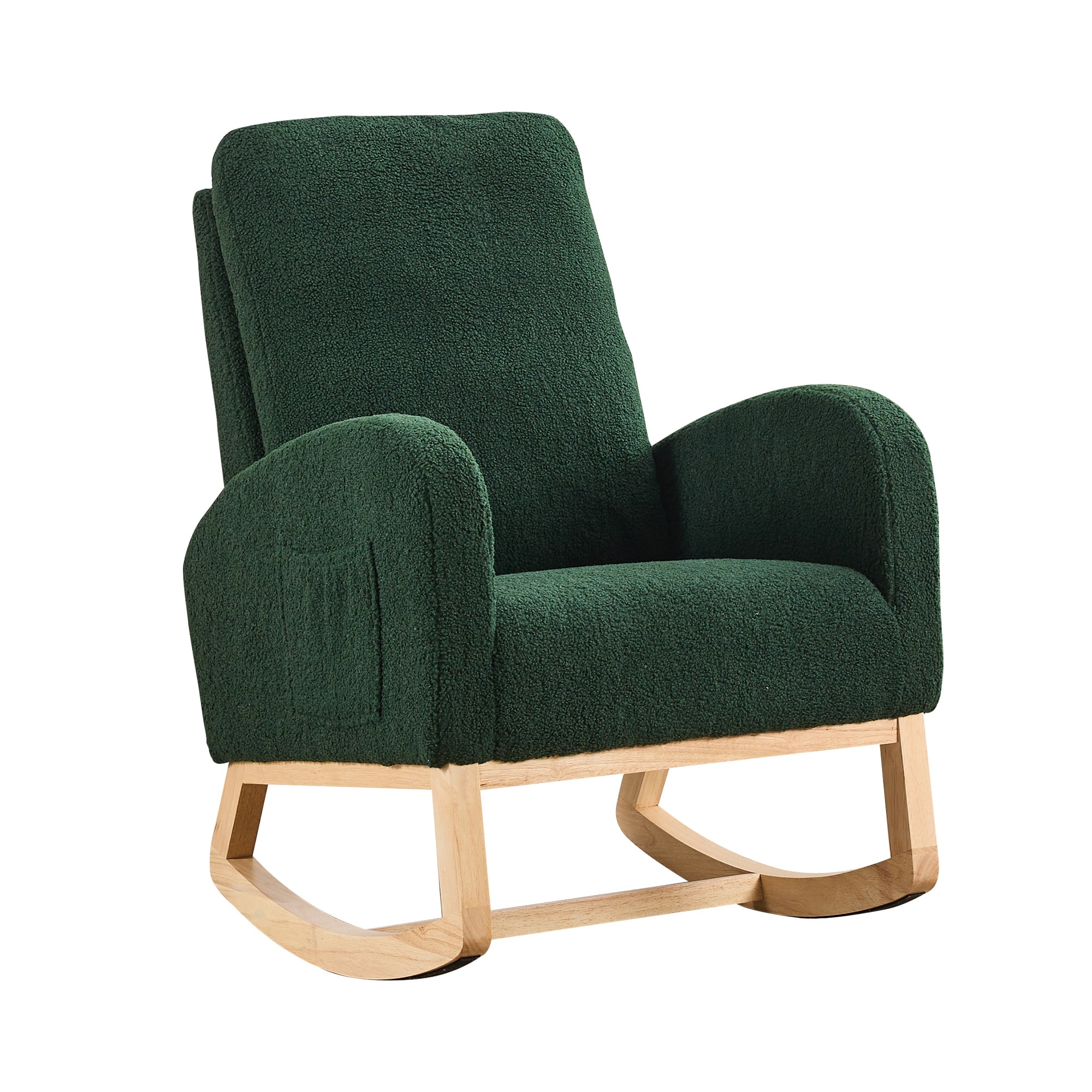 Hrinhom HC-W5004-GREEN Casual GREEN Rocking Chair