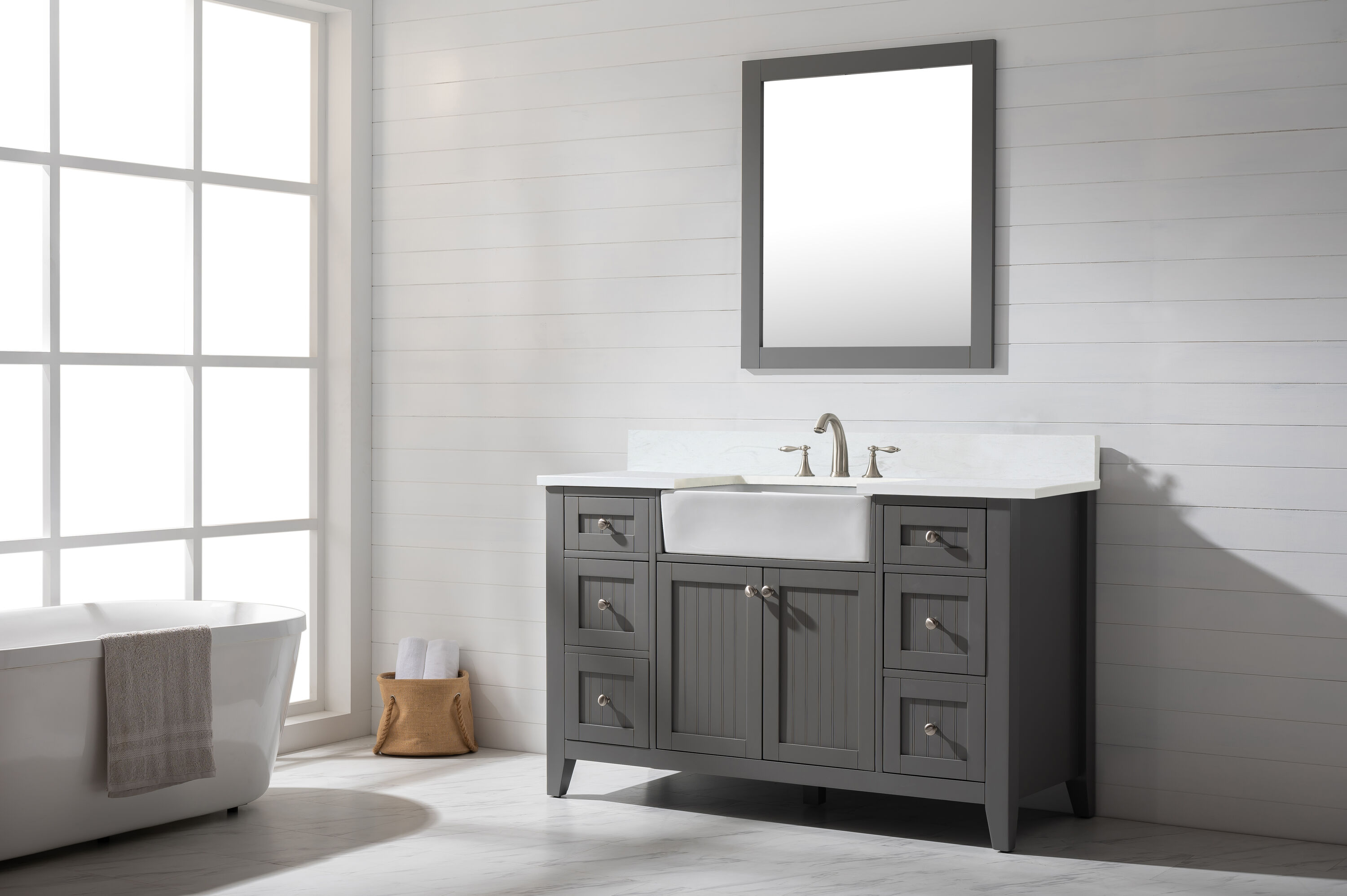Design Element BK-54-GY Bath-Vanity-Combo - View #3