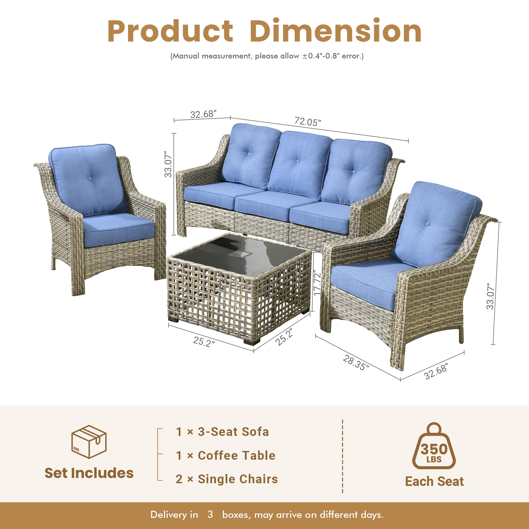 Caodoc L5-PAD504-T Patio-Sofas-Daybeds - View #5