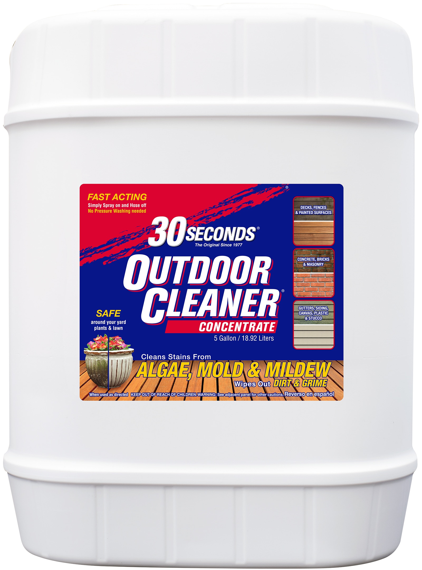 30 SECONDS 5-Gallon Mold and Mildew Stain Remover Concentrated