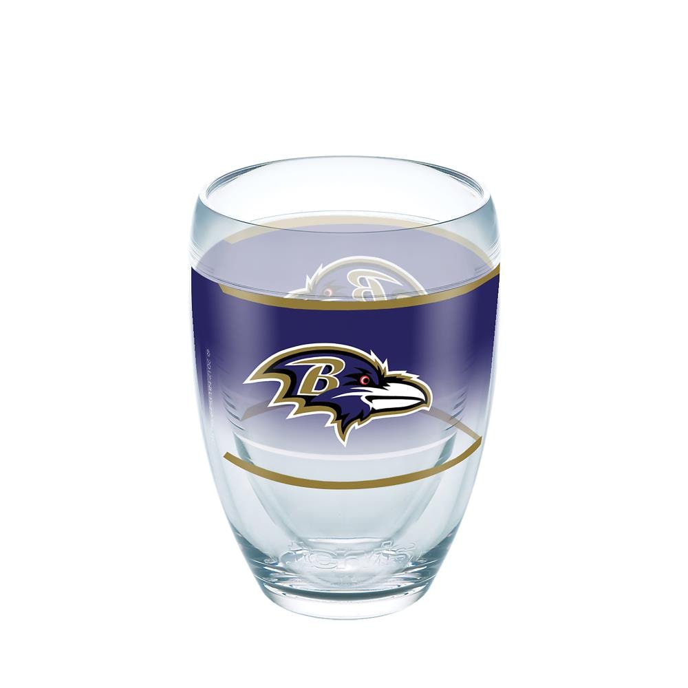 Tervis Baltimore Ravens NFL 9-fl oz Plastic Stemless Wine Glass at