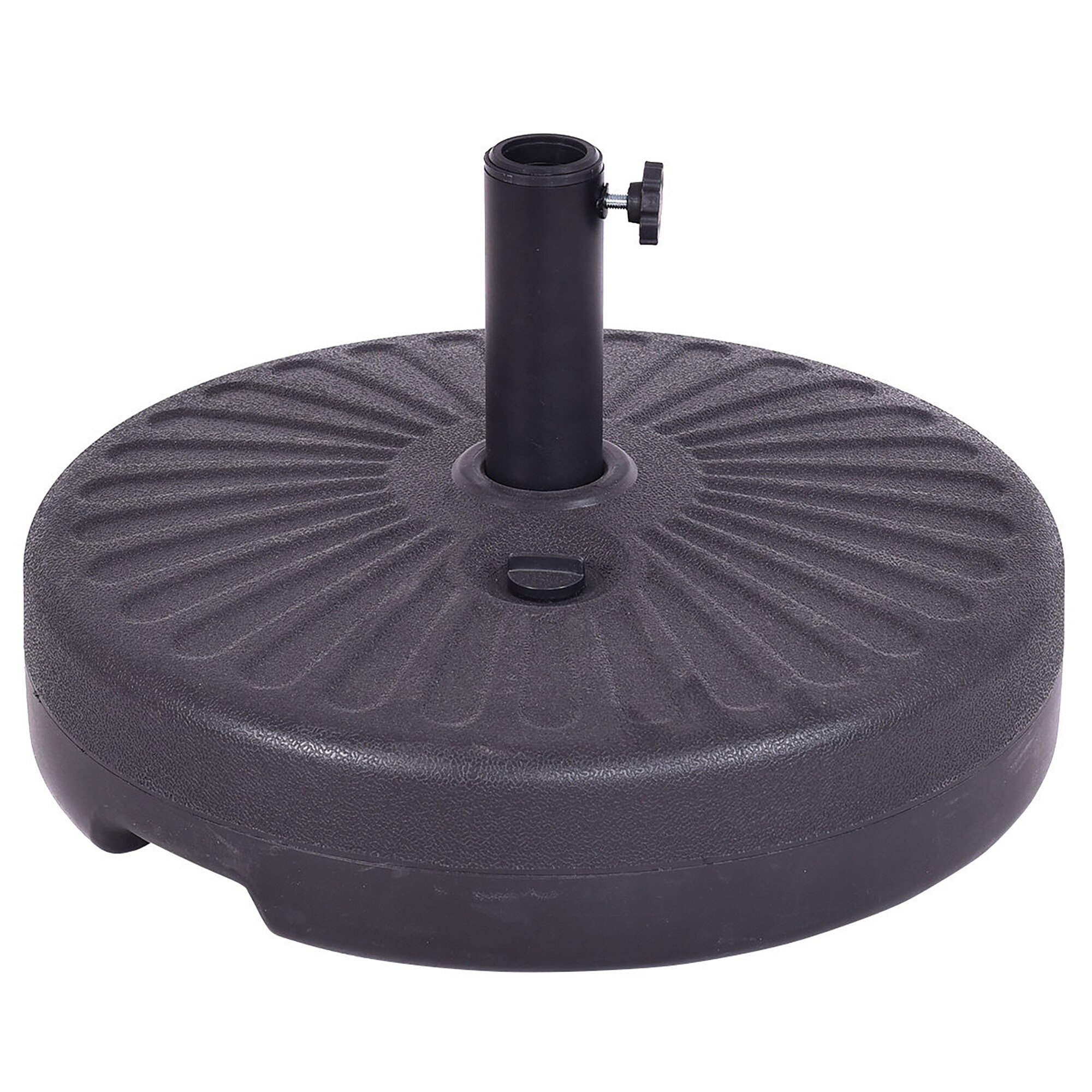 BABOOM BOM-3207-CO Water Filled Umbrella Base Black Patio Umbrella Base