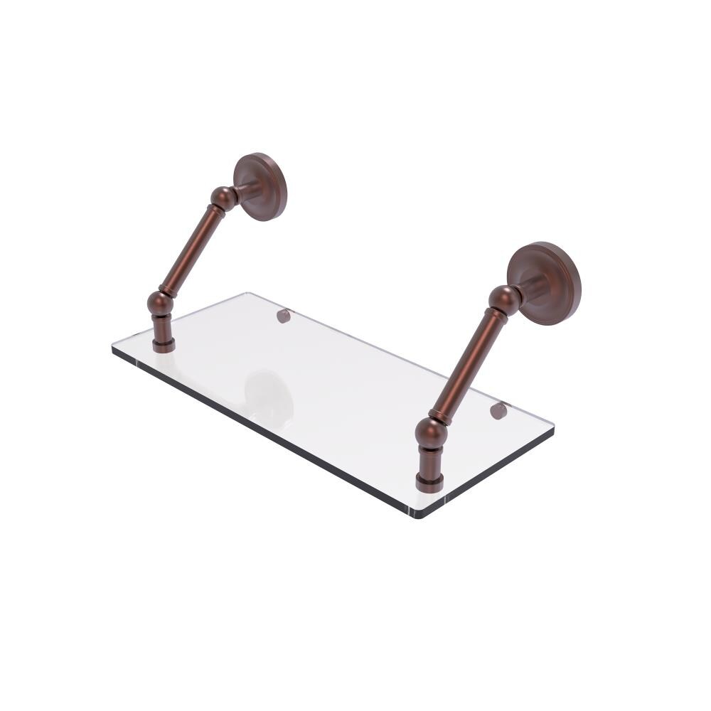 Allied Brass PR-1-18-CA Prestige Regal Antique Copper Wall mount Bathroom Shelf ( 18-in x 8-in x 8-in )