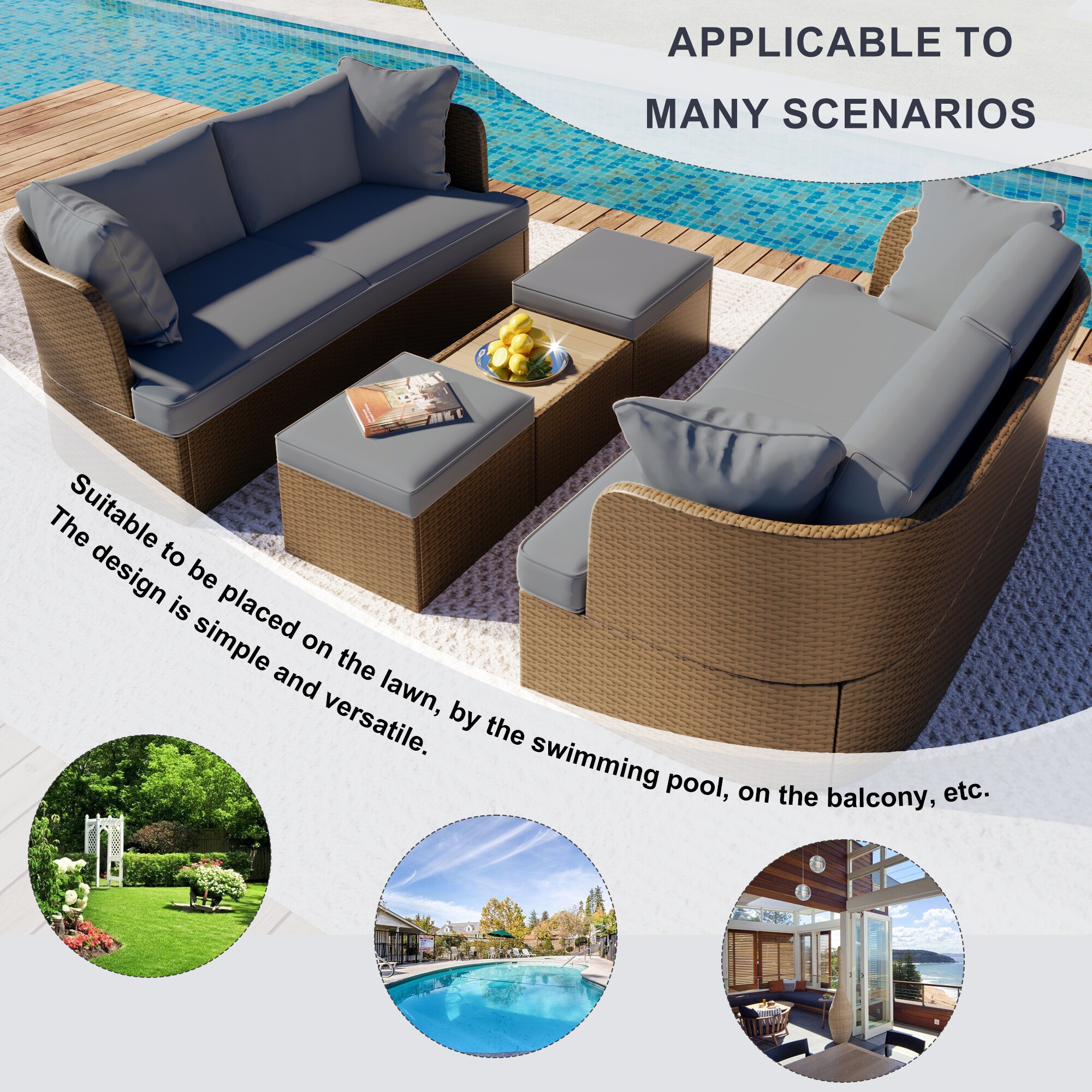 ModernLuxe L-WY000399AAE Patio-Conversation-Sets - View #3