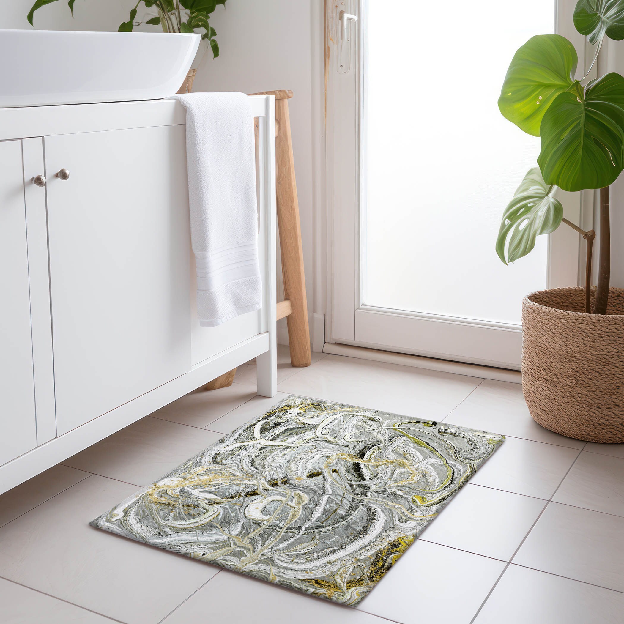 Addison Rugs AMF57CY20X30 Mayfield AMF57CY 2 x 3 (ft) Loomed Polyester Cyclone Rectangular Indoor Abstract Machine washable Area rug