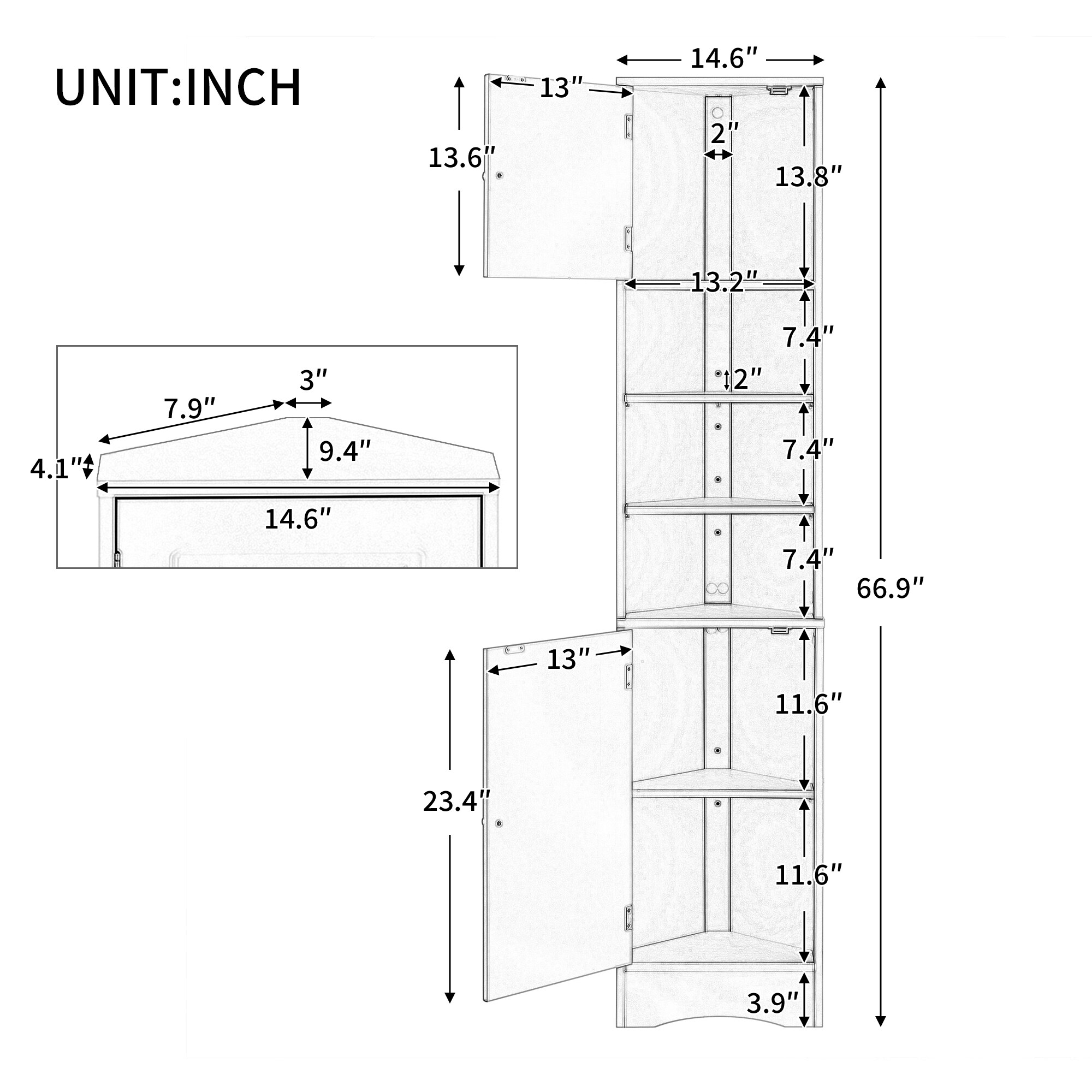 ZAKLOOP WU1396132723 Utility-Storage-Cabinets - View #5