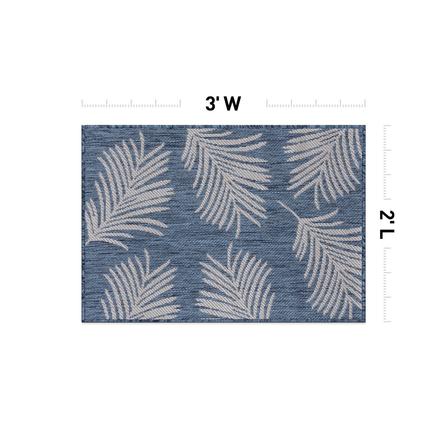 World Rug Gallery 111BLUE2X3 rugs - View #3