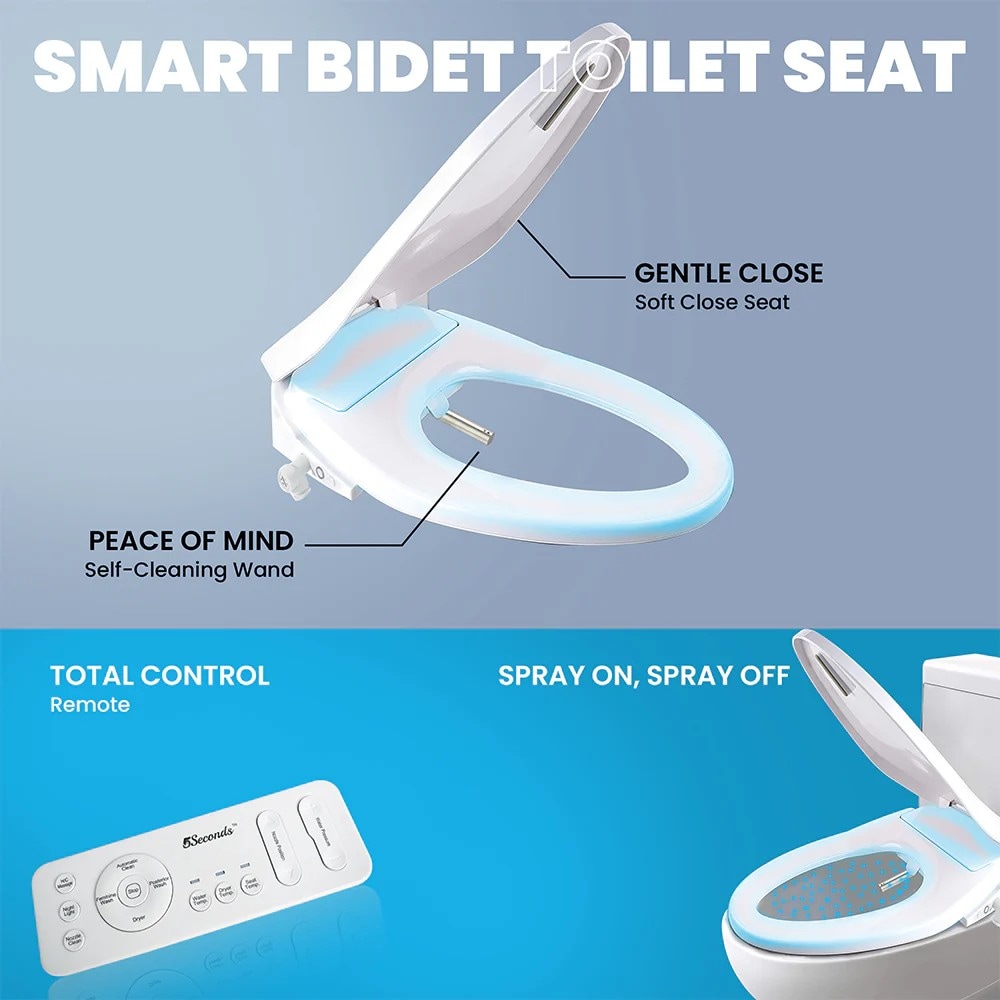 5Seconds 499802 Bidet-Toilet-Seats - View #4