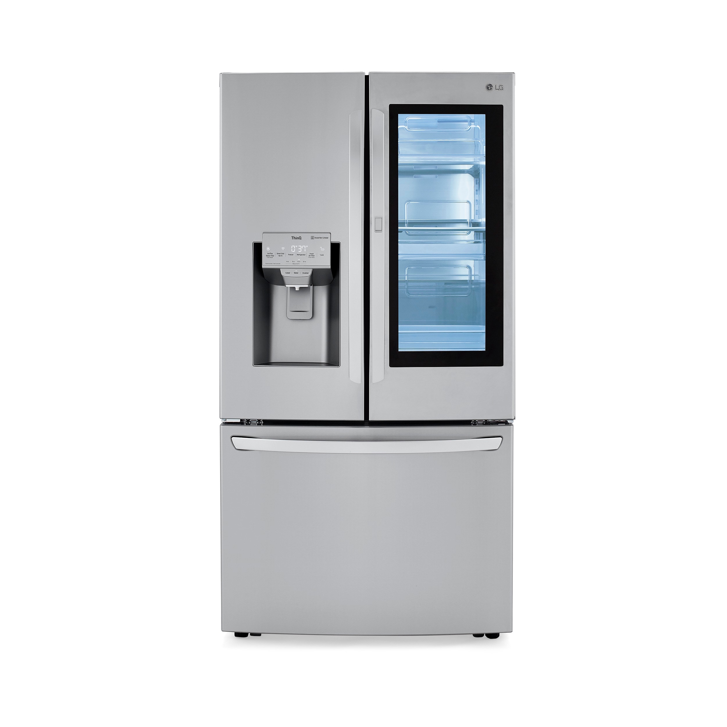 lowes instaview refrigerator