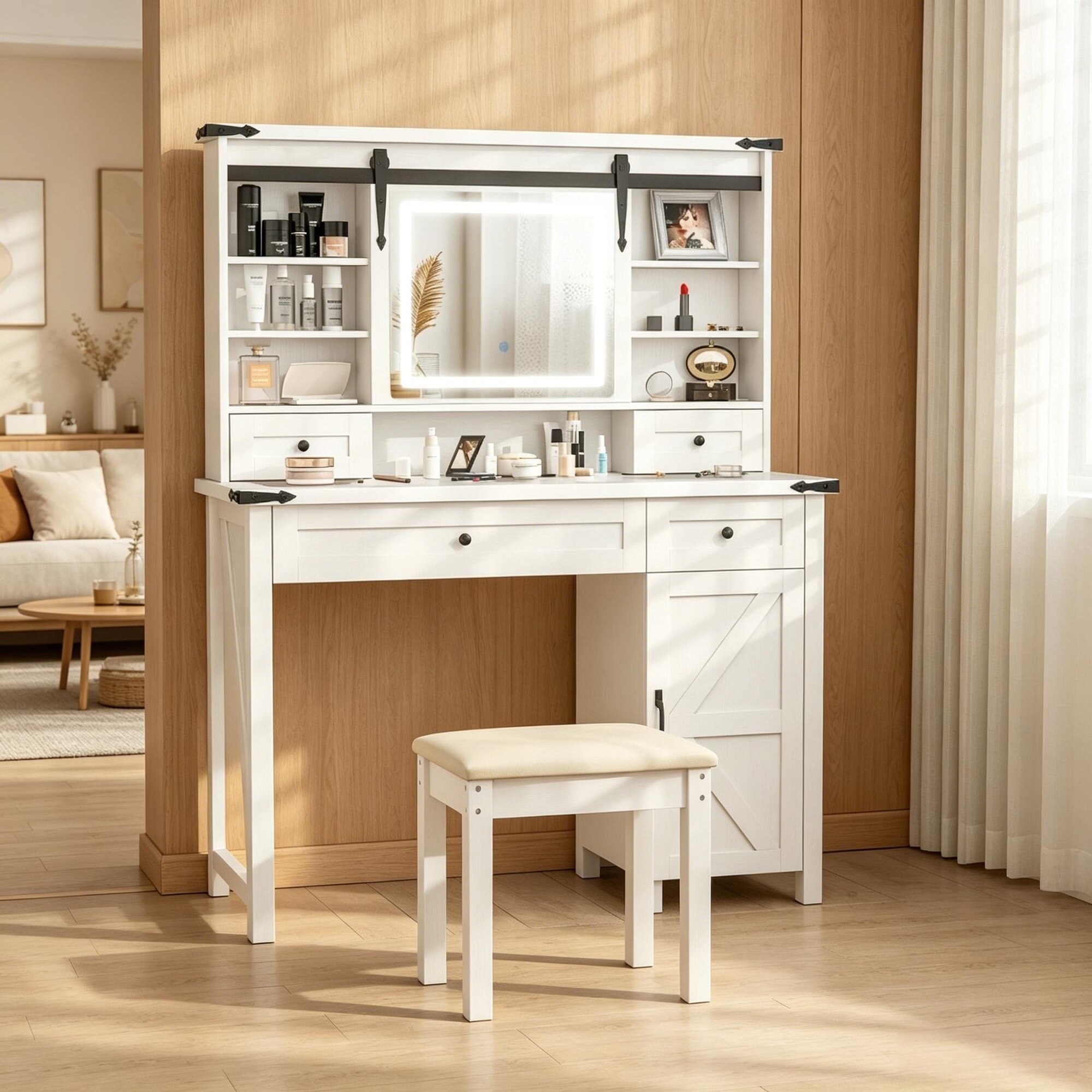 HyperDrop Cart W-T3971P539956 Bedroom-Vanities - View #2