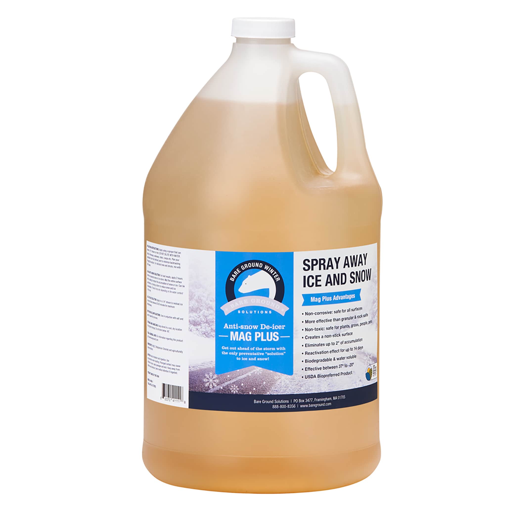 Bare Ground BGS-1 12-lb Natural Safer For Pets Magnesium chloride liquid Ice Melt Liquid