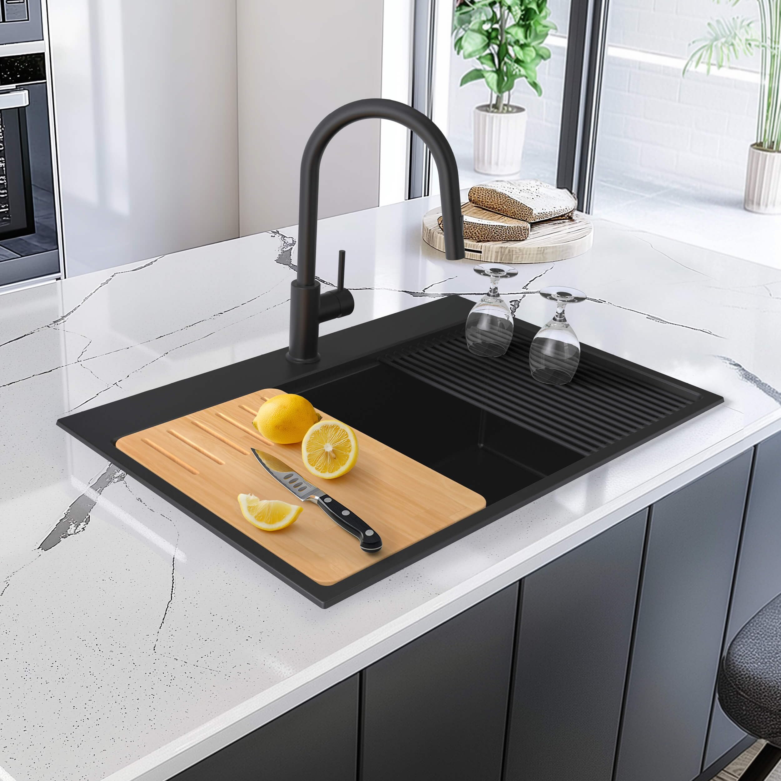 Innobule LS-K4-TS33T Kitchen-Sinks - View #3