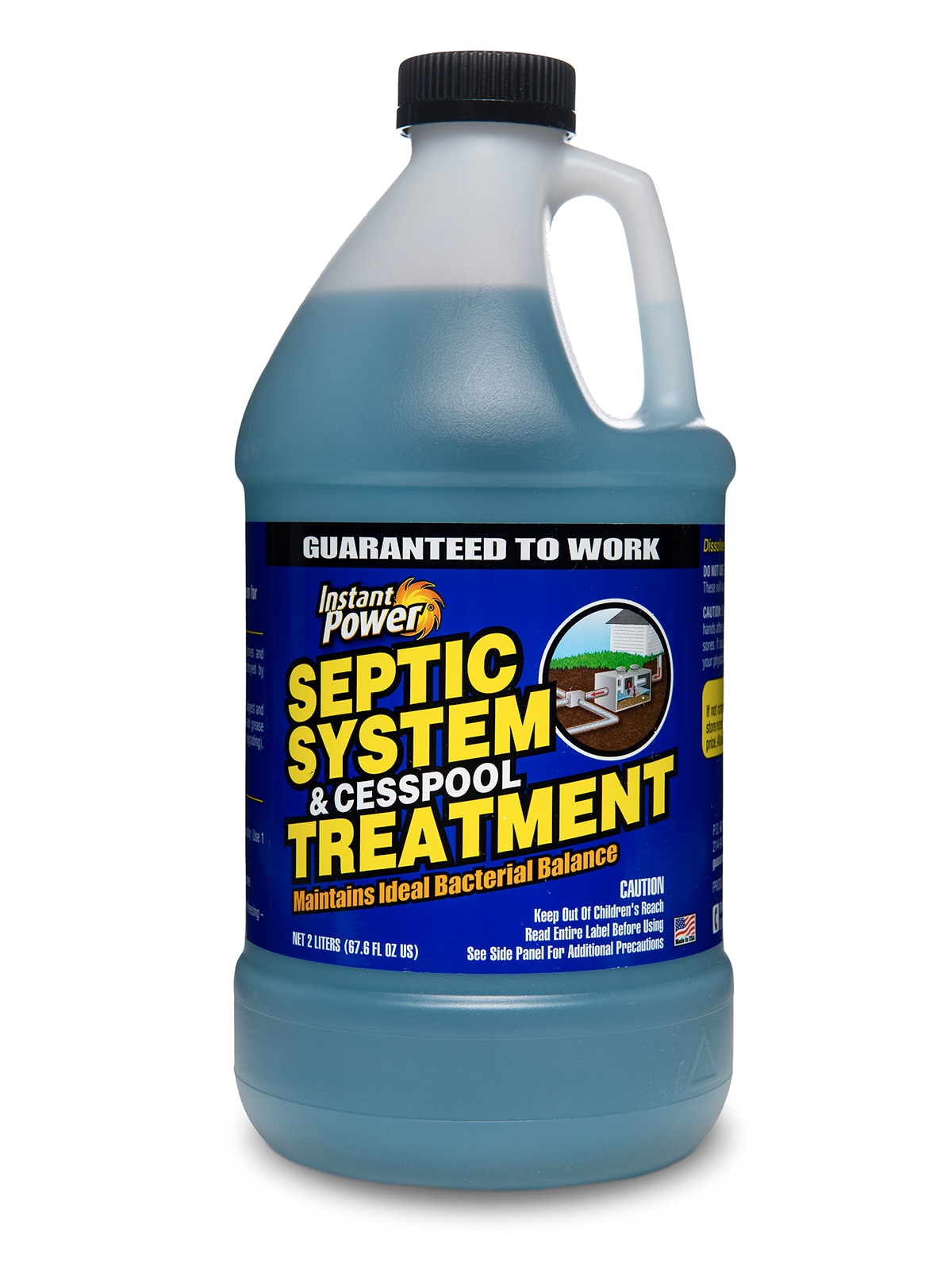 Roebic Laboratories, Inc. Main Line Cleaner Half Gallon - Naturally Breaks  Down Waste - Ideal for Low-Flow Toilets - Digests Paper, Fats, and Grease -  Bathroom Drain Cleaner in the Drain Cleaners