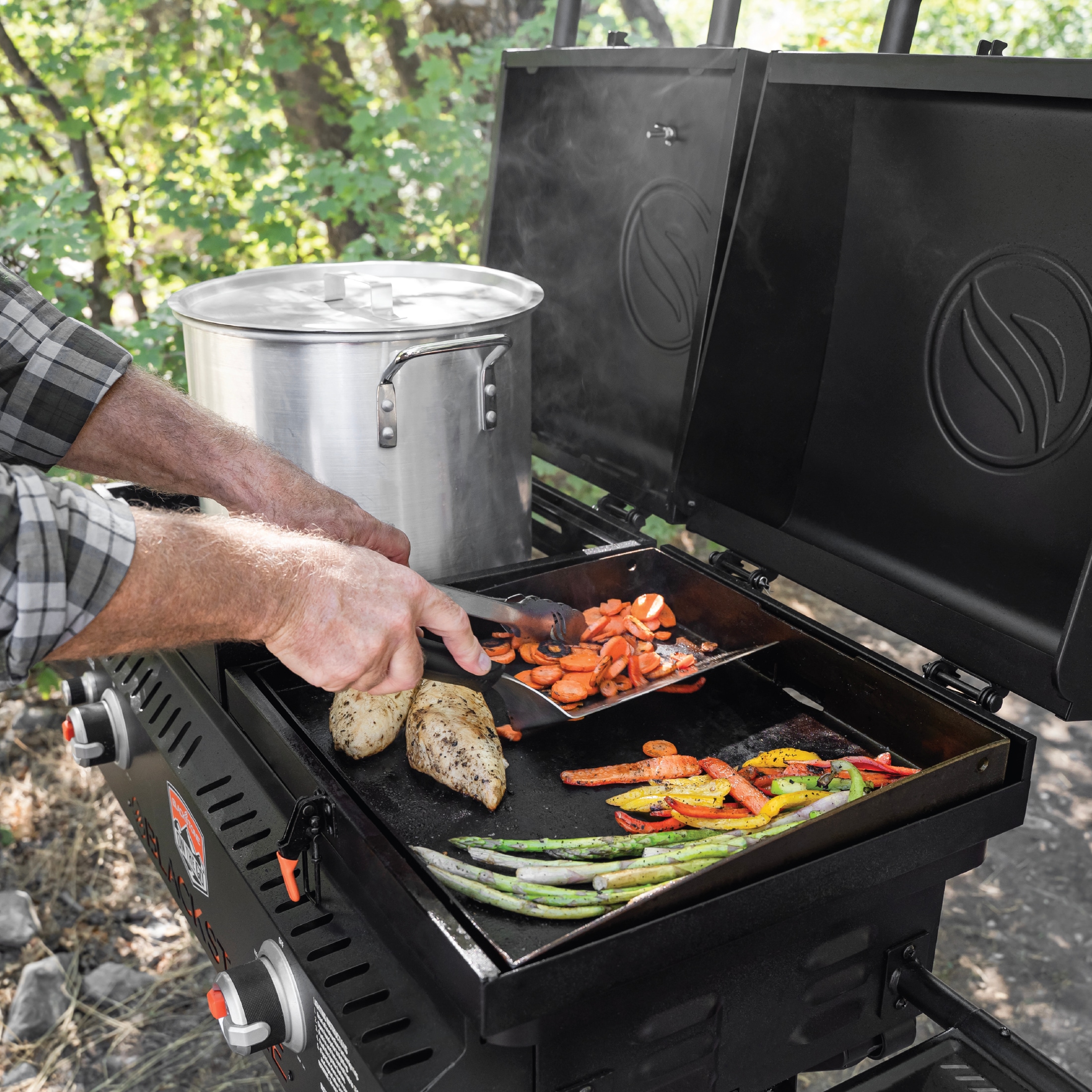 Blackstone Tailgater Stainless Steel 2 Burner Portable Gas Grill