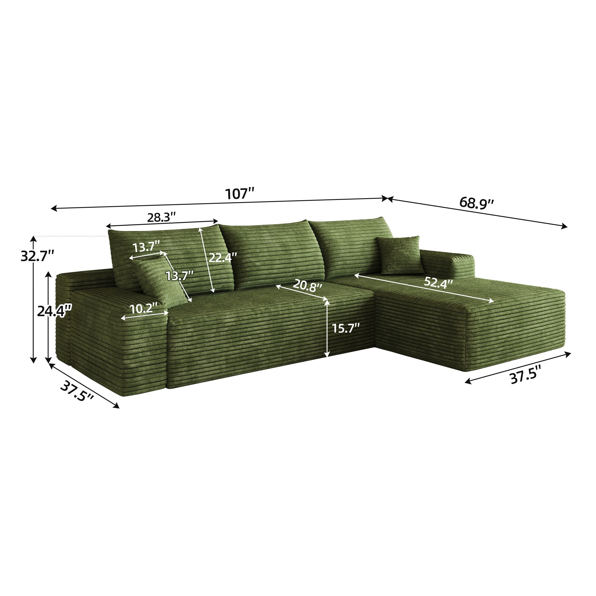 Vynxaria LS0515-W2824S00322 Sofas-Loveseats - View #5
