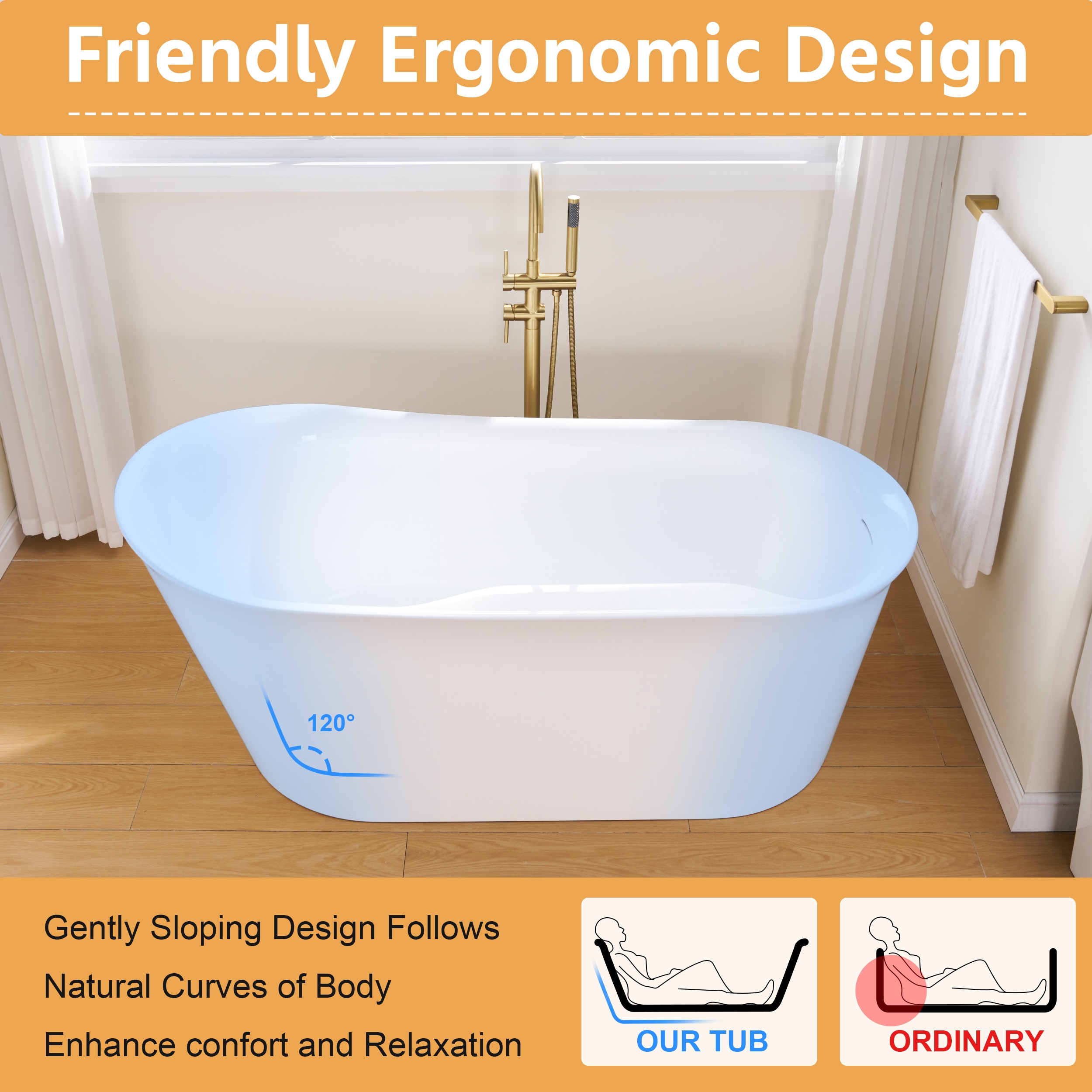 WELLFOR SILVA-Y615 bathtubs - View #6