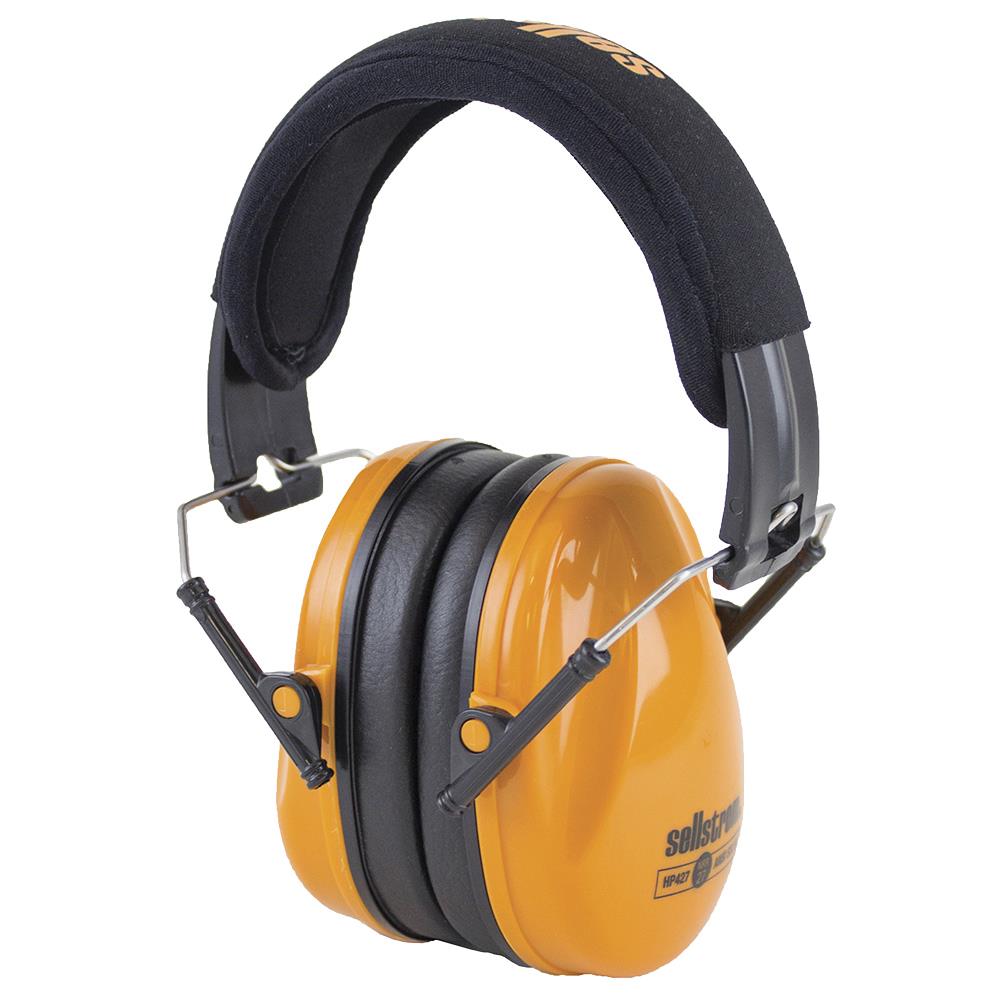 Sellstrom Adjustable Reusable Cordless Earmuffs - 27dB NRR Hearing