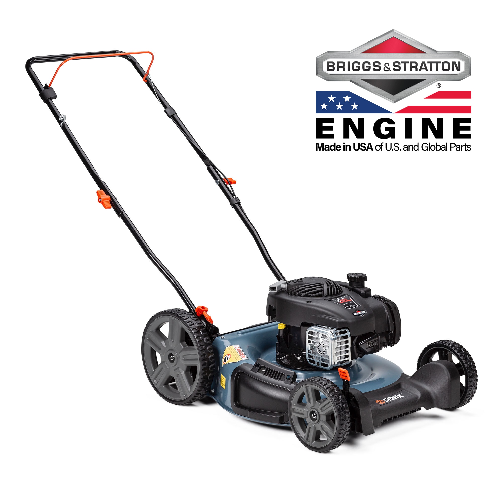 SENIX 21-in Gas Push lawn mower with 125-cc Briggs and Stratton Engine