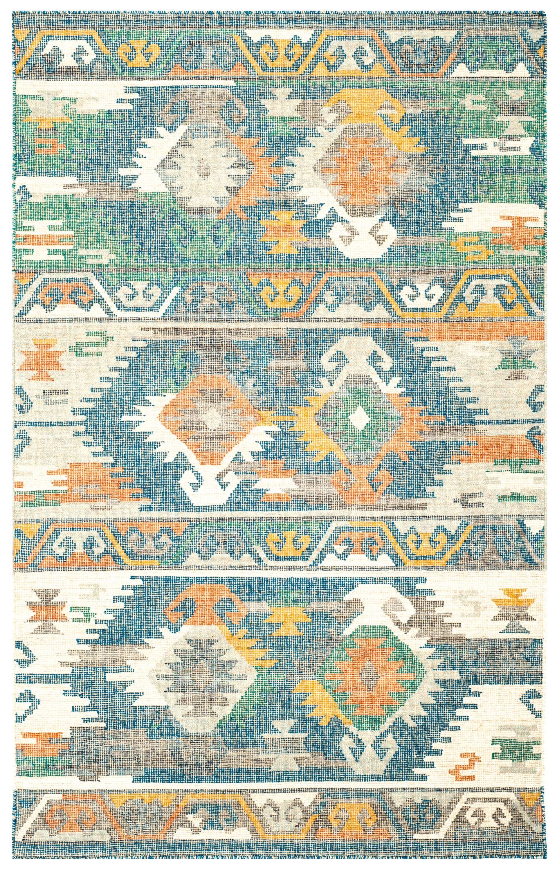 Safavieh Canyon 108B Blue Multi 4 x 6 Rectangular Area rug in the Rugs ...