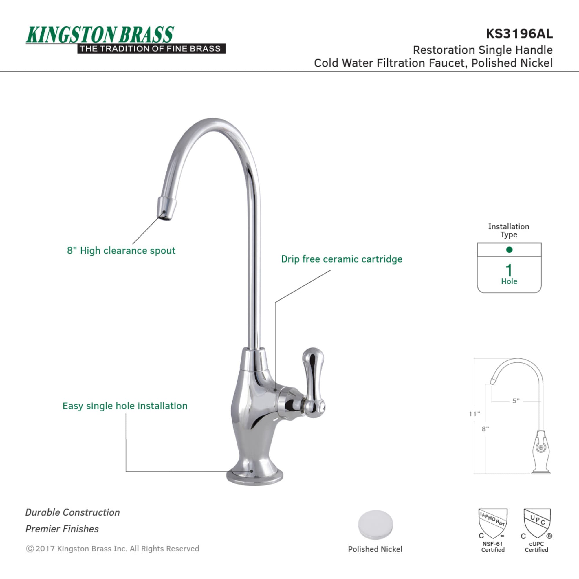 Kingston Brass WLKS3196AL Kitchen-Faucets - View #2