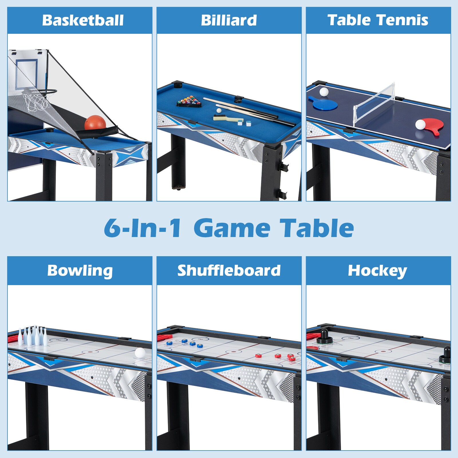 SUGIFT LW038SUGHY1457 Multi-Game-Tables - View #2