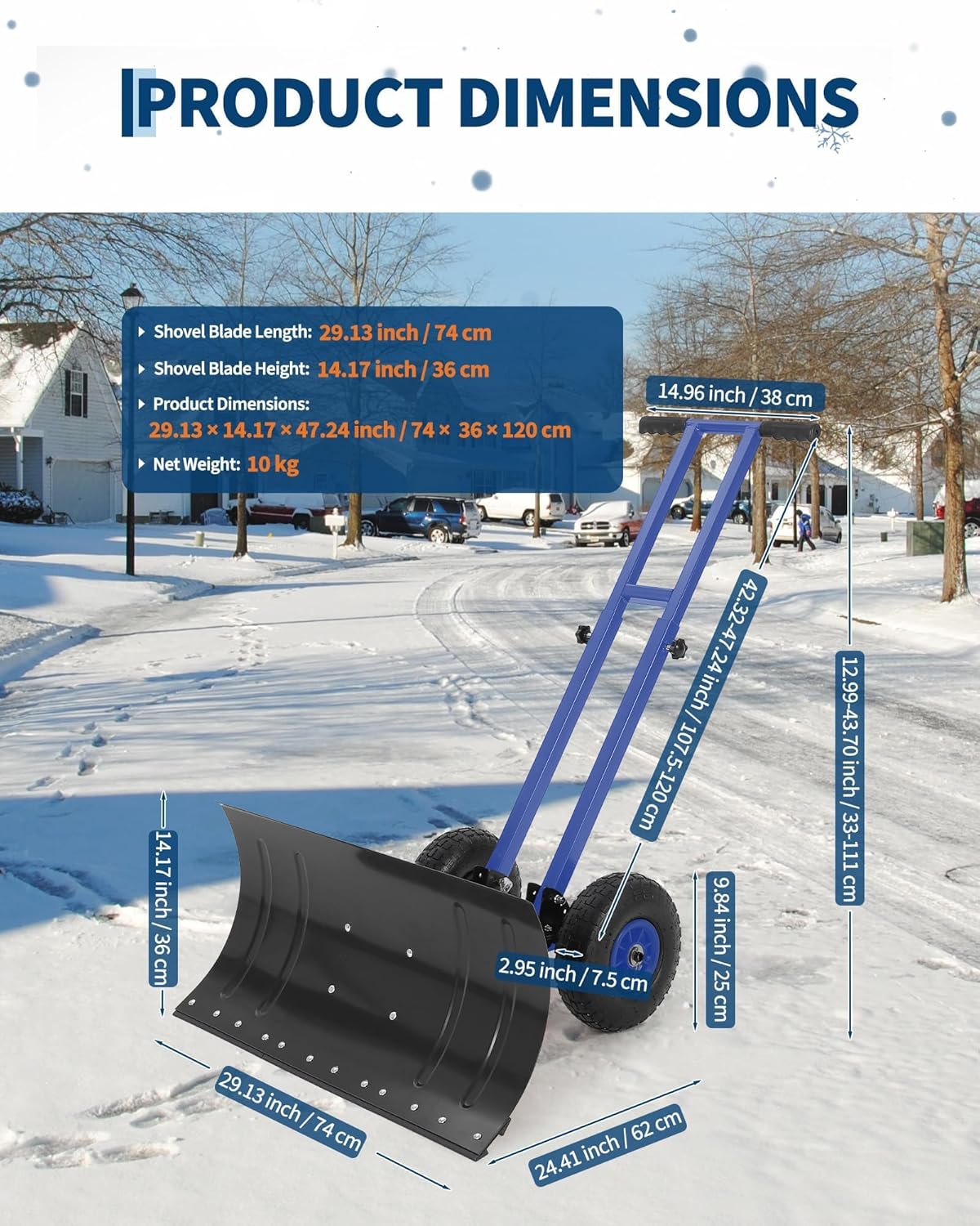GAOMON CQC-YHI6SL-UPW2 Snow-Shovels - View #2