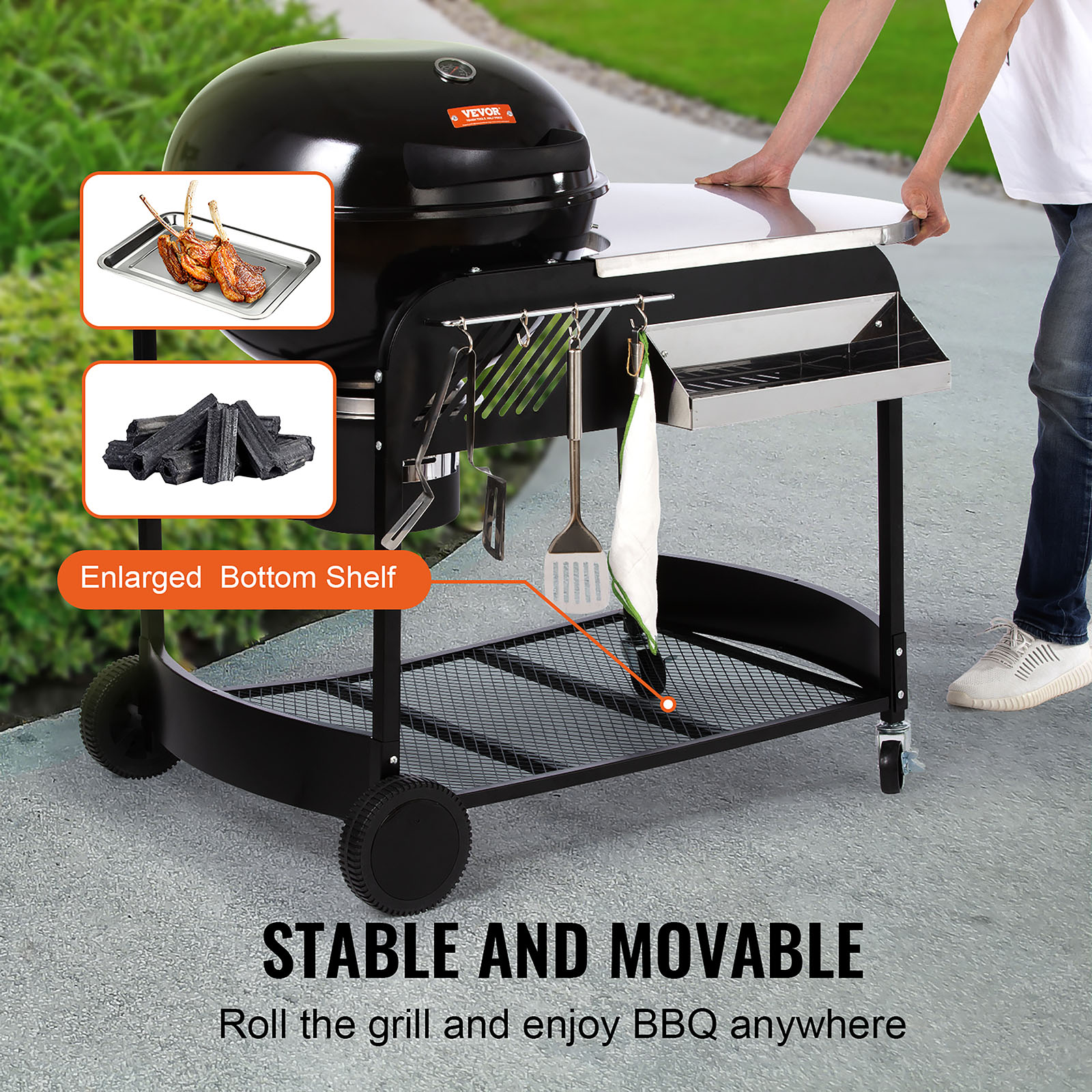 VEVOR DXZ28434148406VJAV0 Charcoal-Grills - View #7