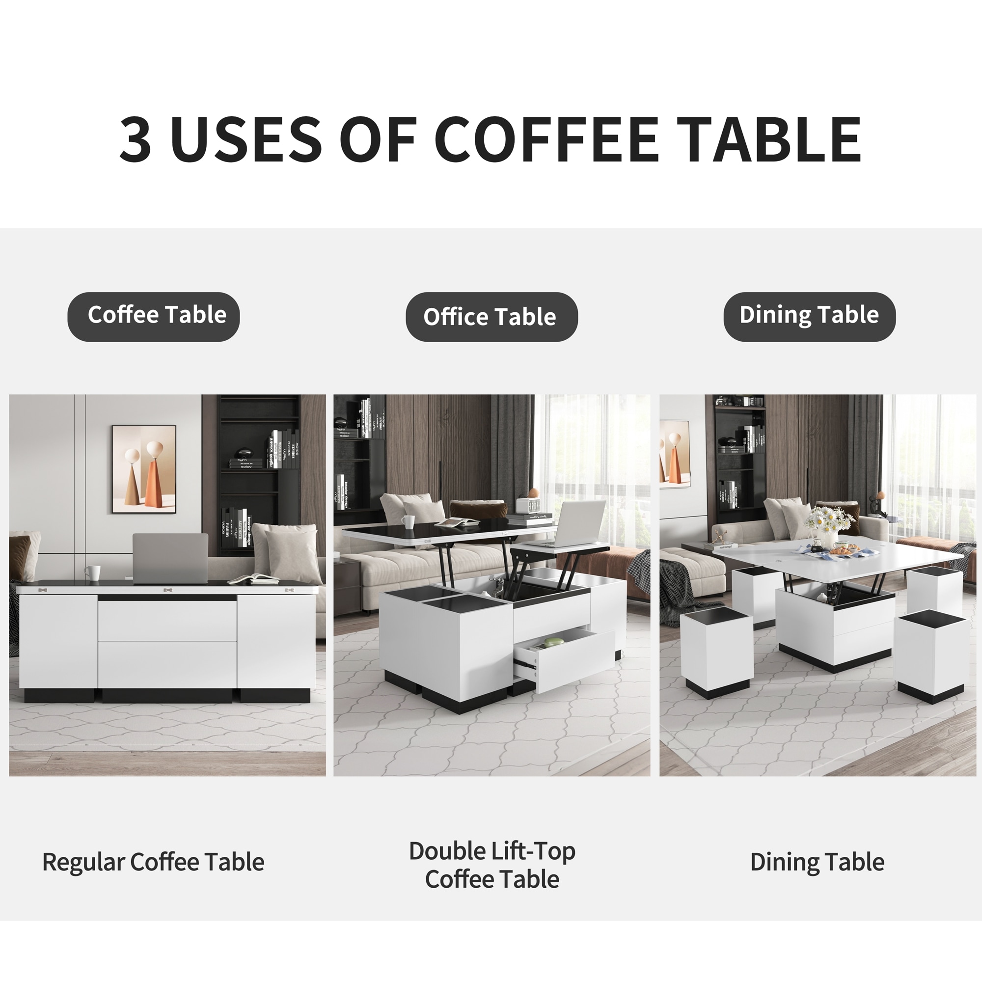 ModernLuxe L3P-CH307467AAK Coffee-Tables - View #6