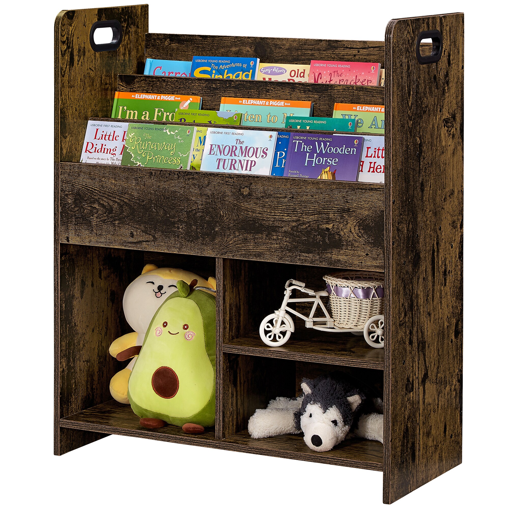 Vecelo LOE-B15-BRN bookcases - View #2