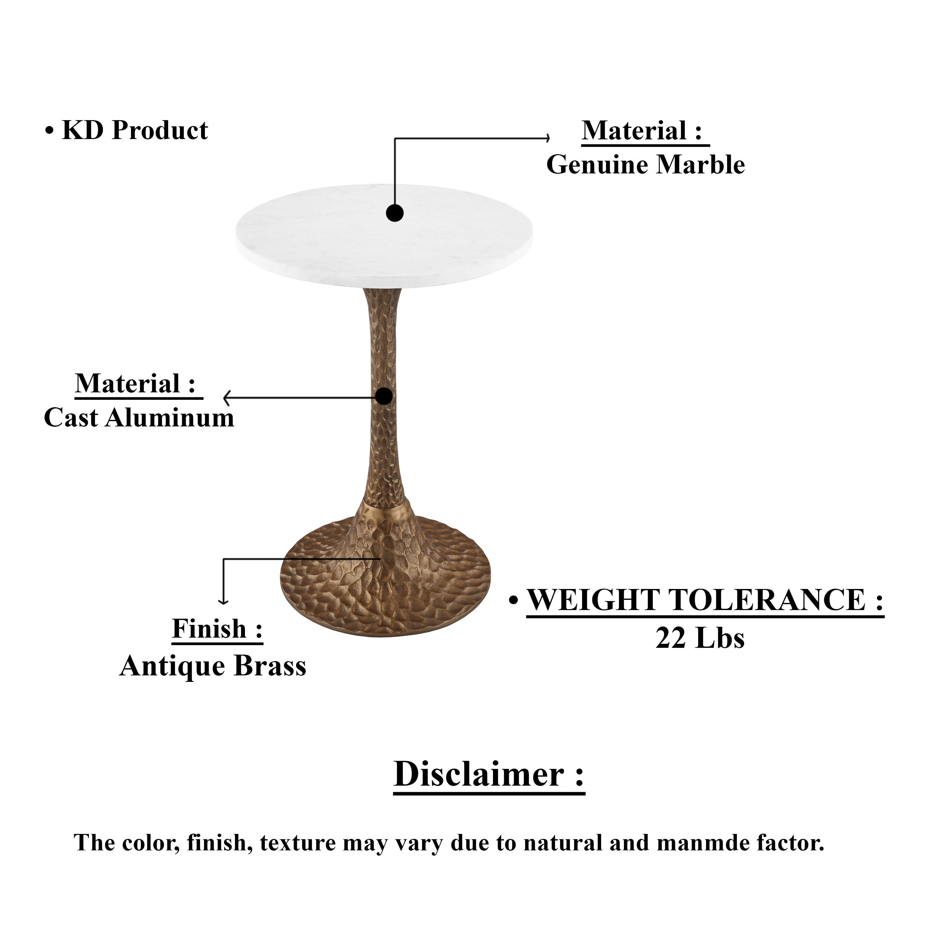 Benzara UPT-315640 End-Tables - View #8