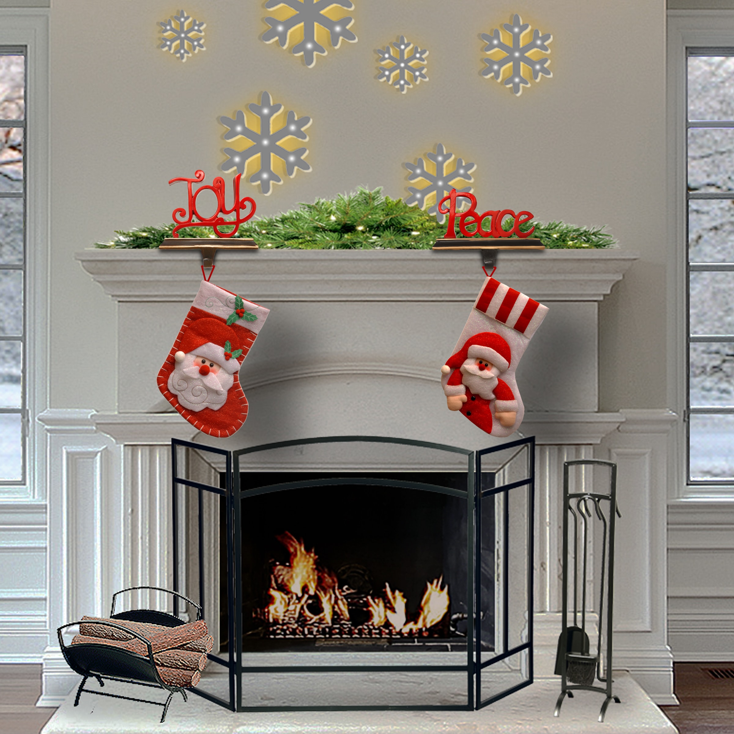 National Tree Company RAC-E100486R Table-Christmas-Decorations - View #2