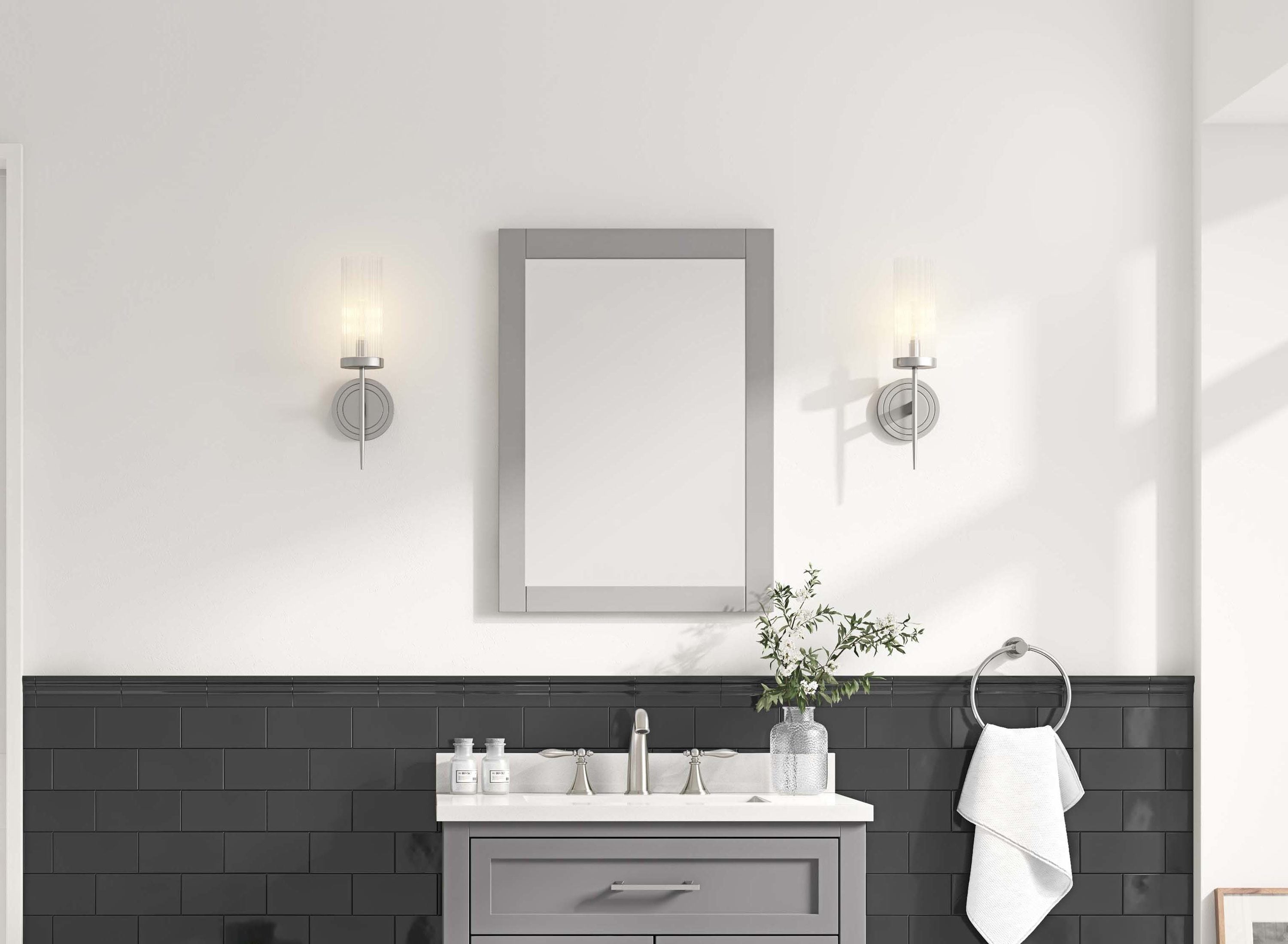 allen + roth BRINKHAVEN-MR-W Framed-Bath-Mirrors - View #5
