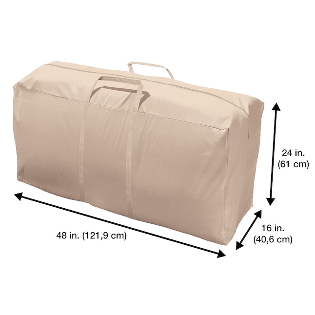 elemental Tan Polyester Cushions Patio Furniture Cover in the Patio ...
