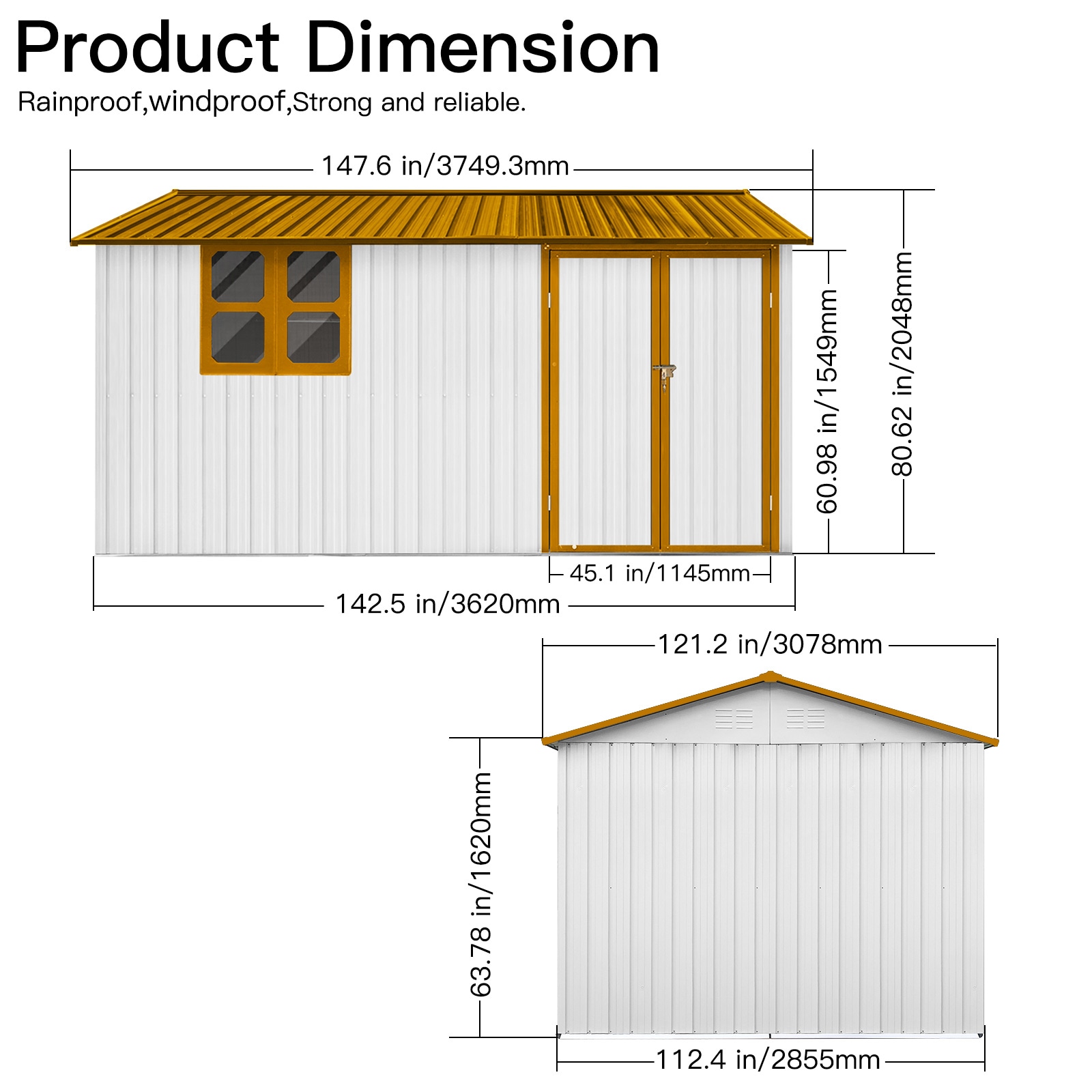 GDFStudio 329386 Metal-Storage-Buildings-Sheds - View #3