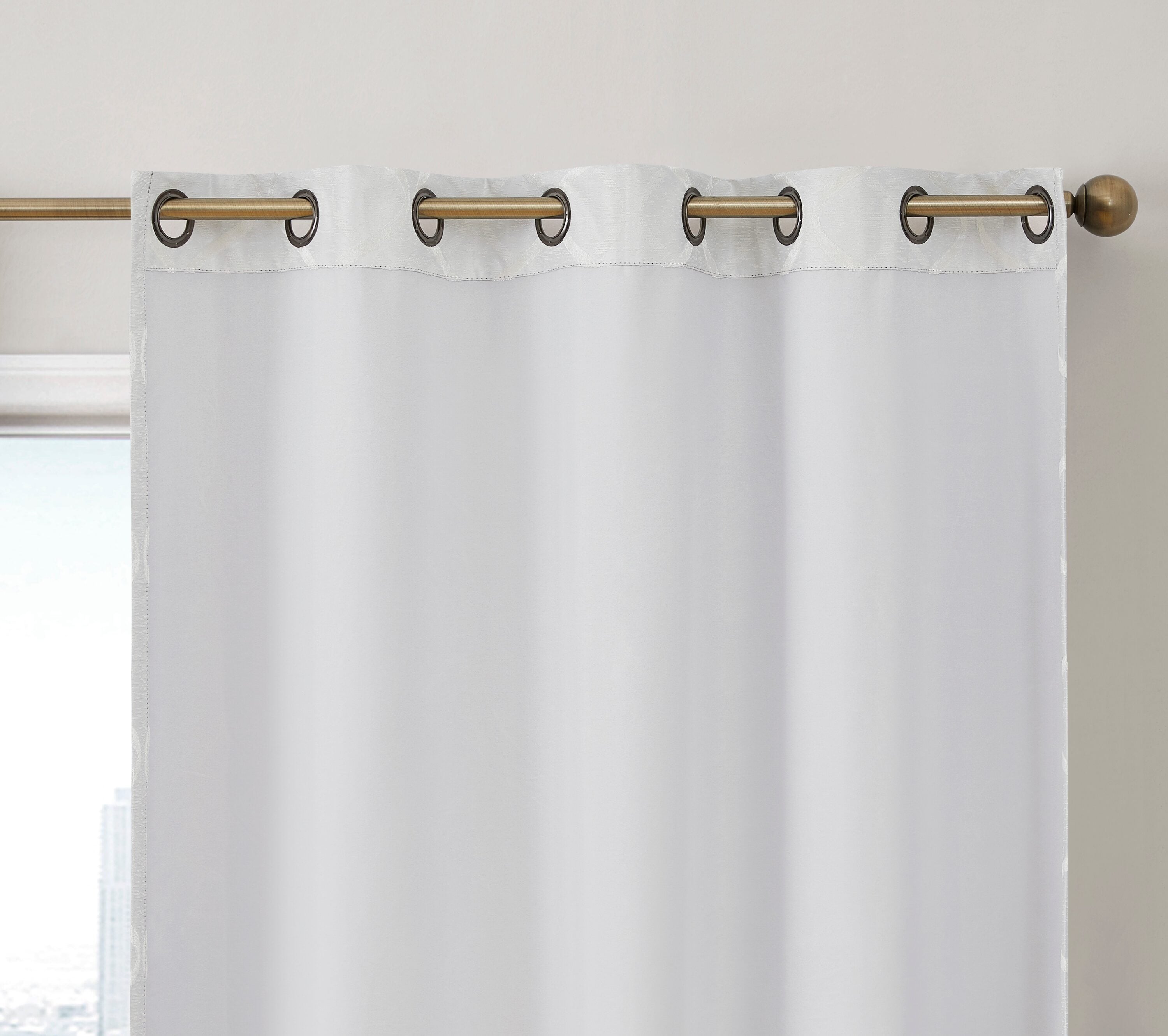 Totally Home Decor LTTC-FLKD-96-WHT curtains - View #3